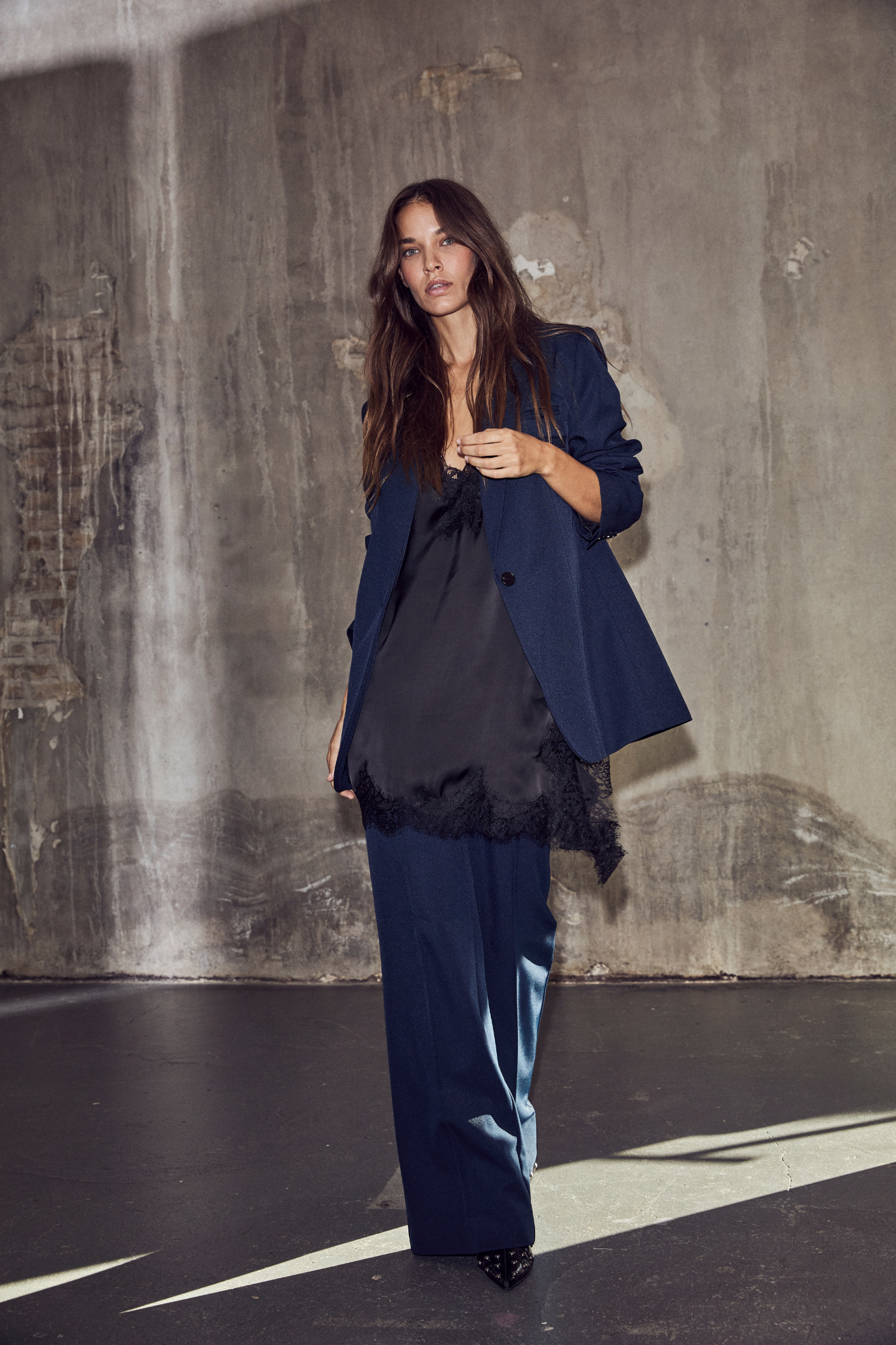 PREMIER SINGLE BLAZER - NAVY