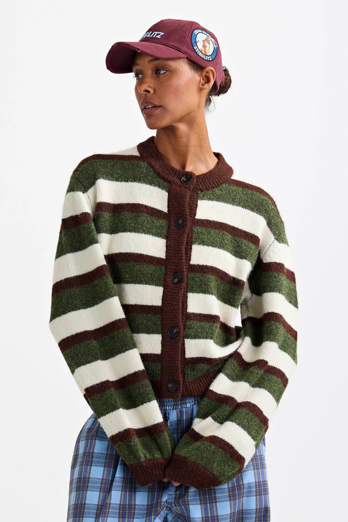 MOYA CARDIGAN - BROWN
