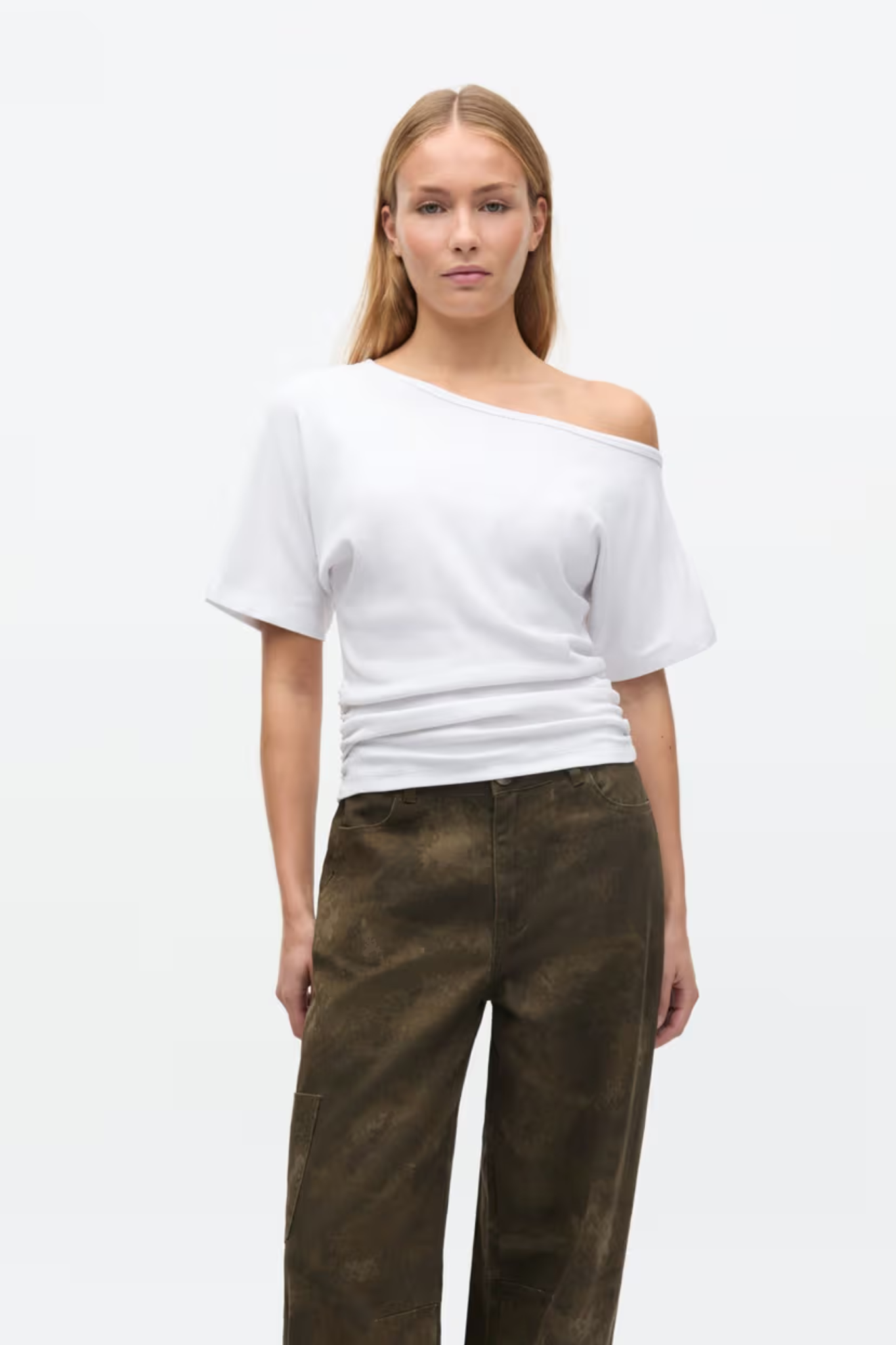 ALLY SS O-S TEE - WHITE