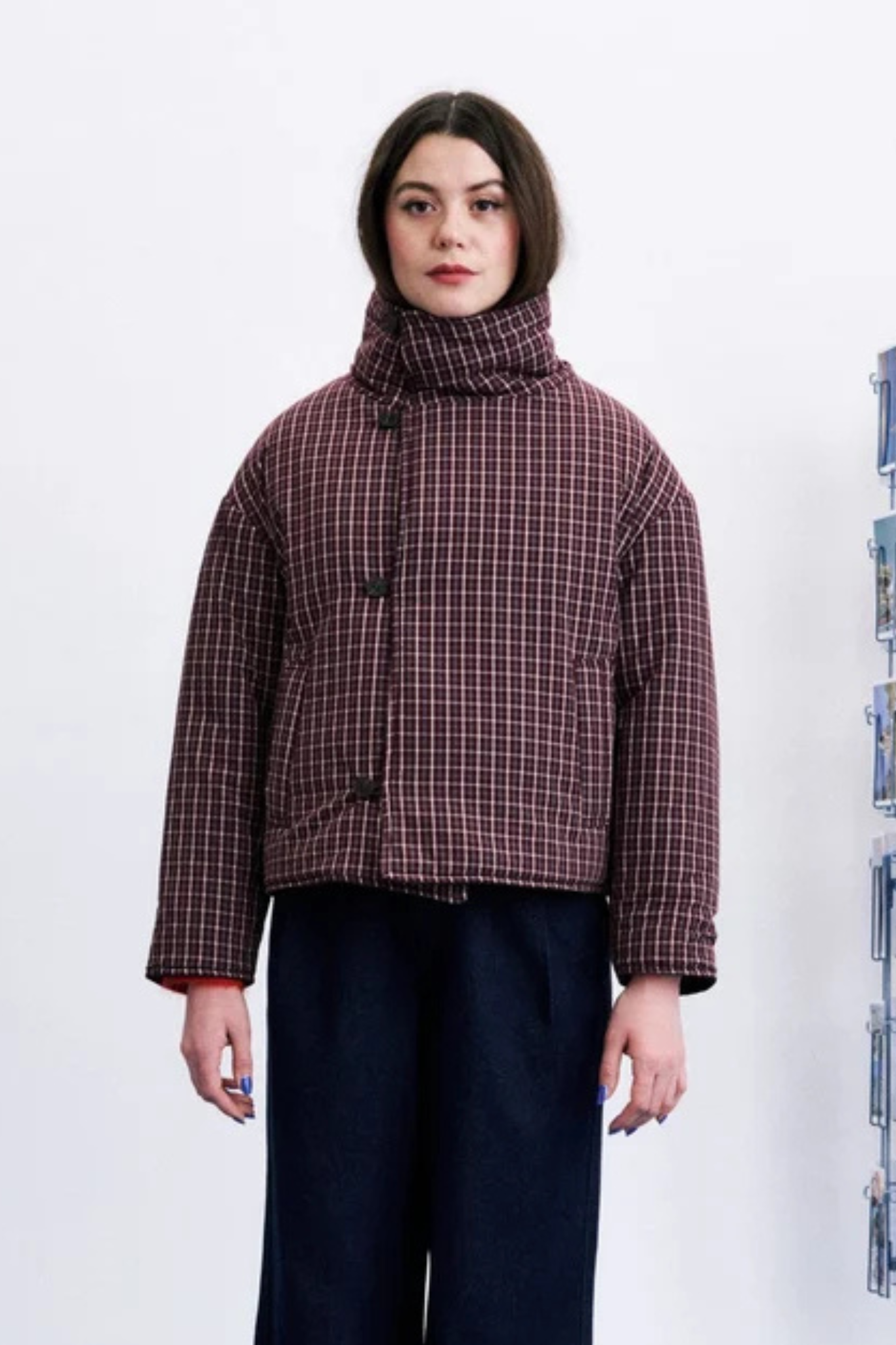 GIONA PUFFER JACKET - CHOCOLAT