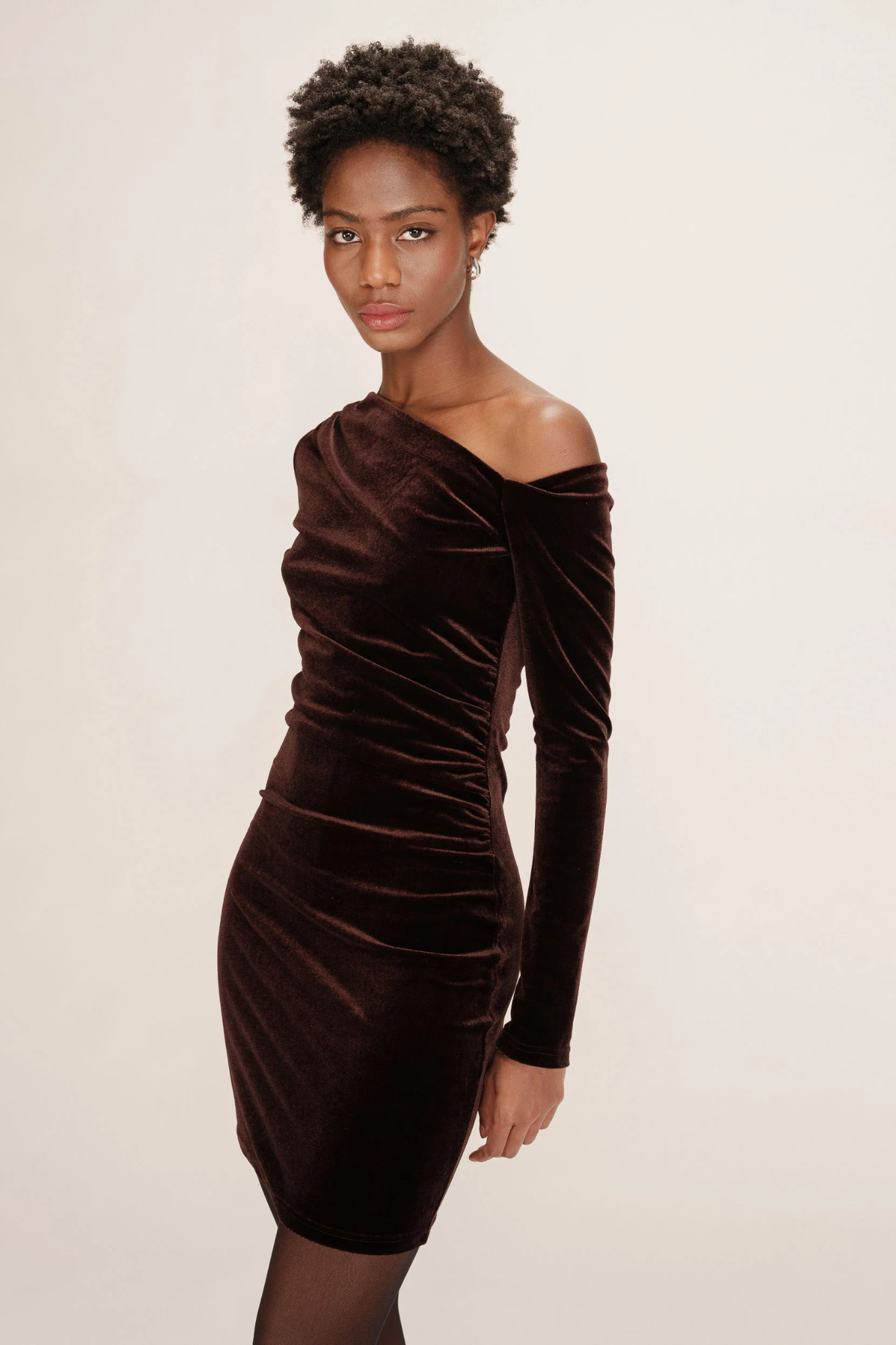 TRINITE DRESS - CHOCOLAT