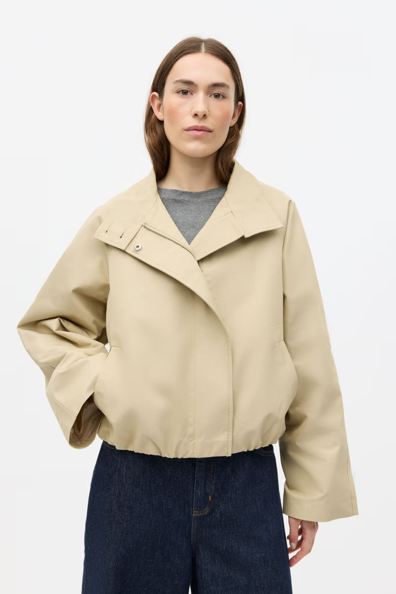 SIGRID JACKET - PALE KHAKI