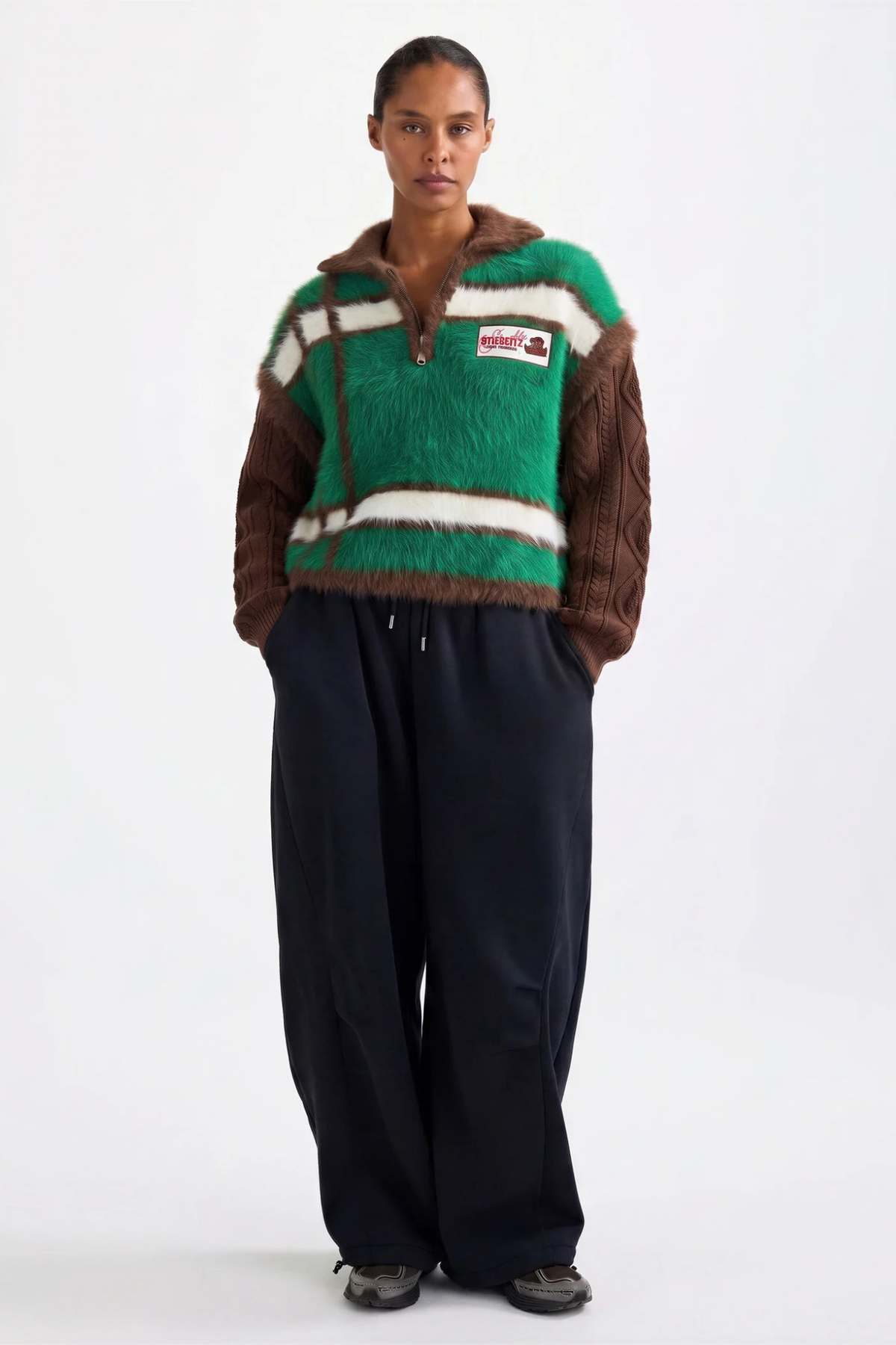 SANTO KNITTED SWEATER - GREEN