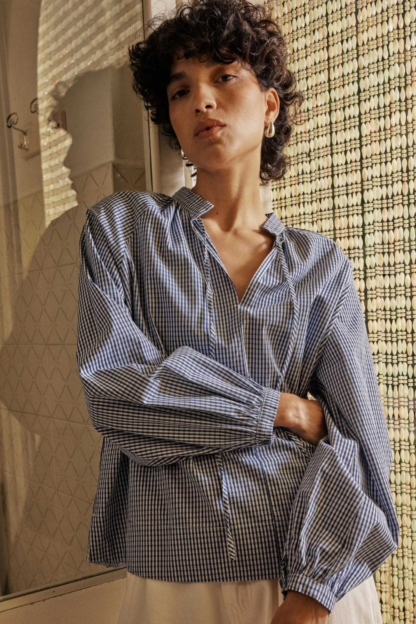 VARRY BLOUSE - MARINE