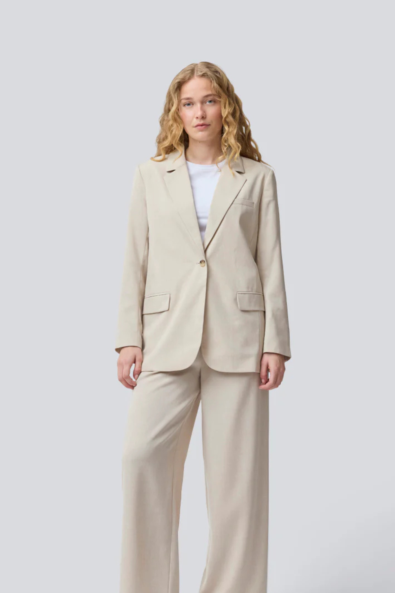 GALE BLAZER - BEIGE MELANGE
