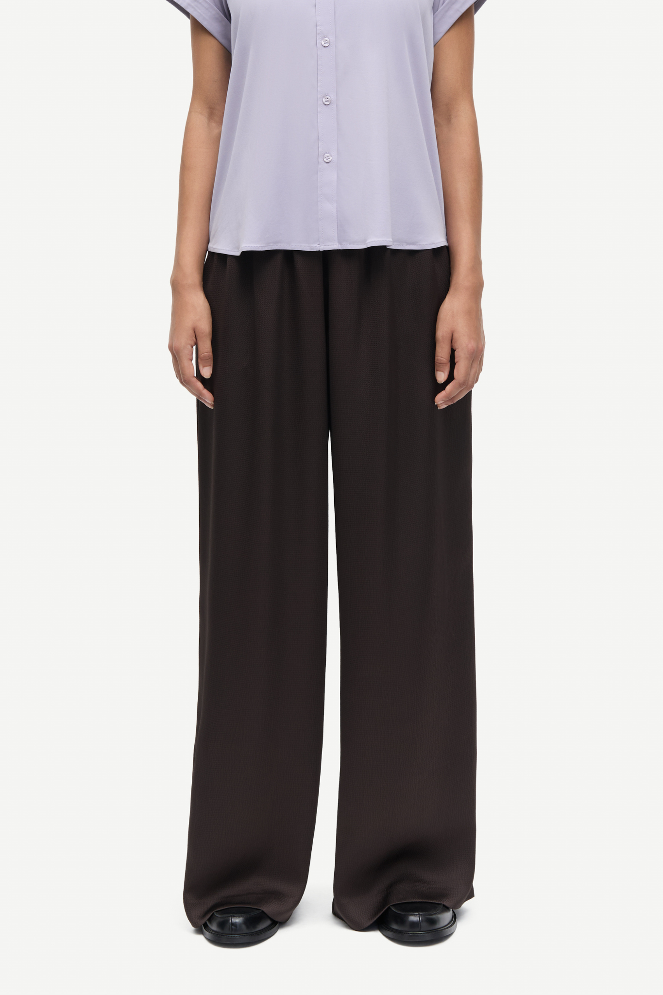 HELENA TROUSERS - BLACK COFFEE