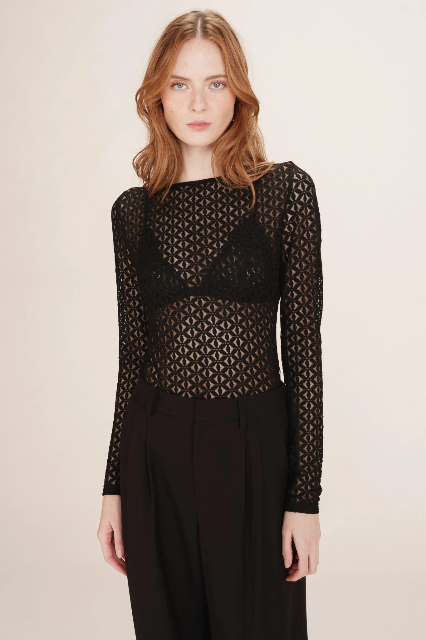 TANGUY BODY TOP - BLACK