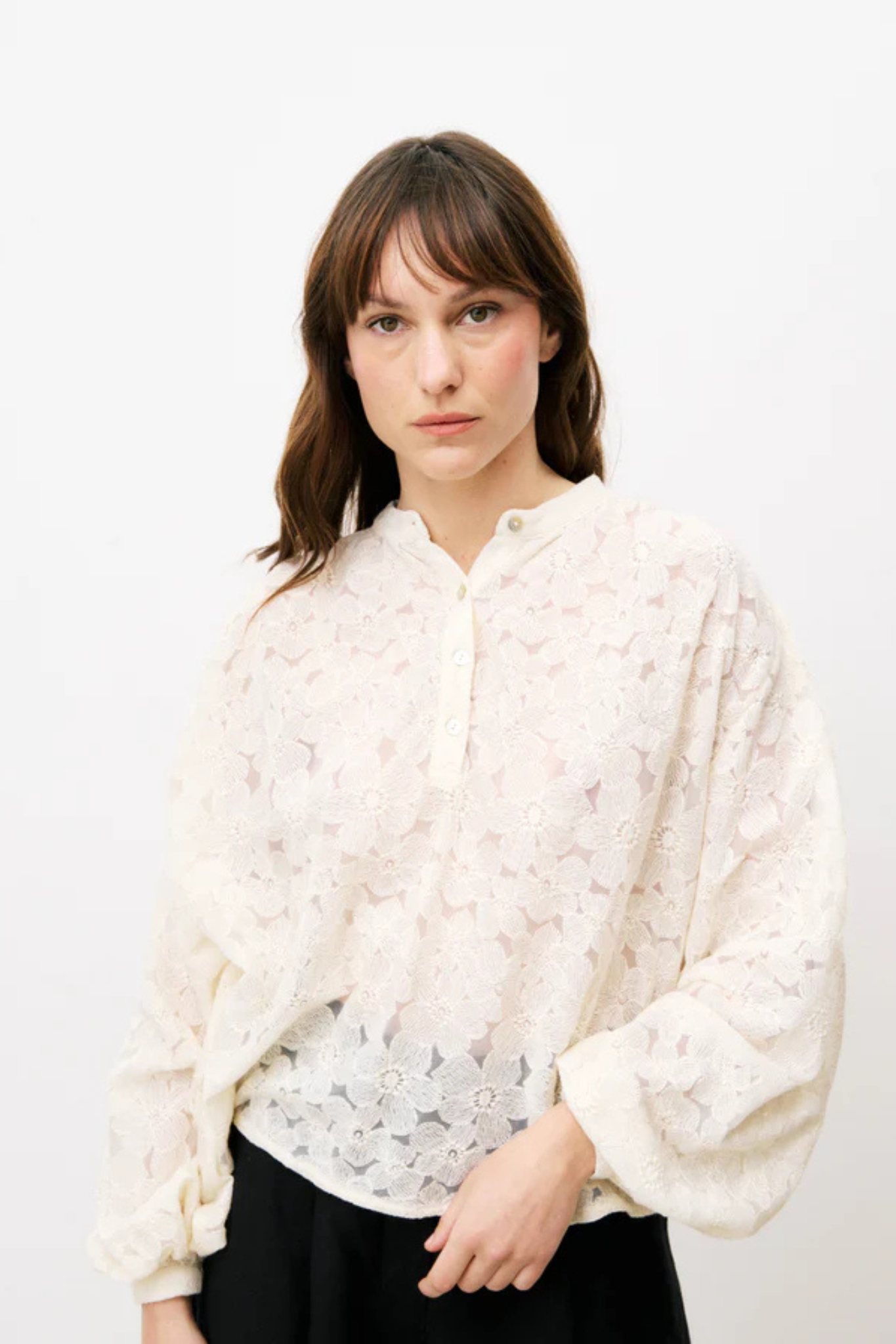 NORHEN BLOUSE - CREME