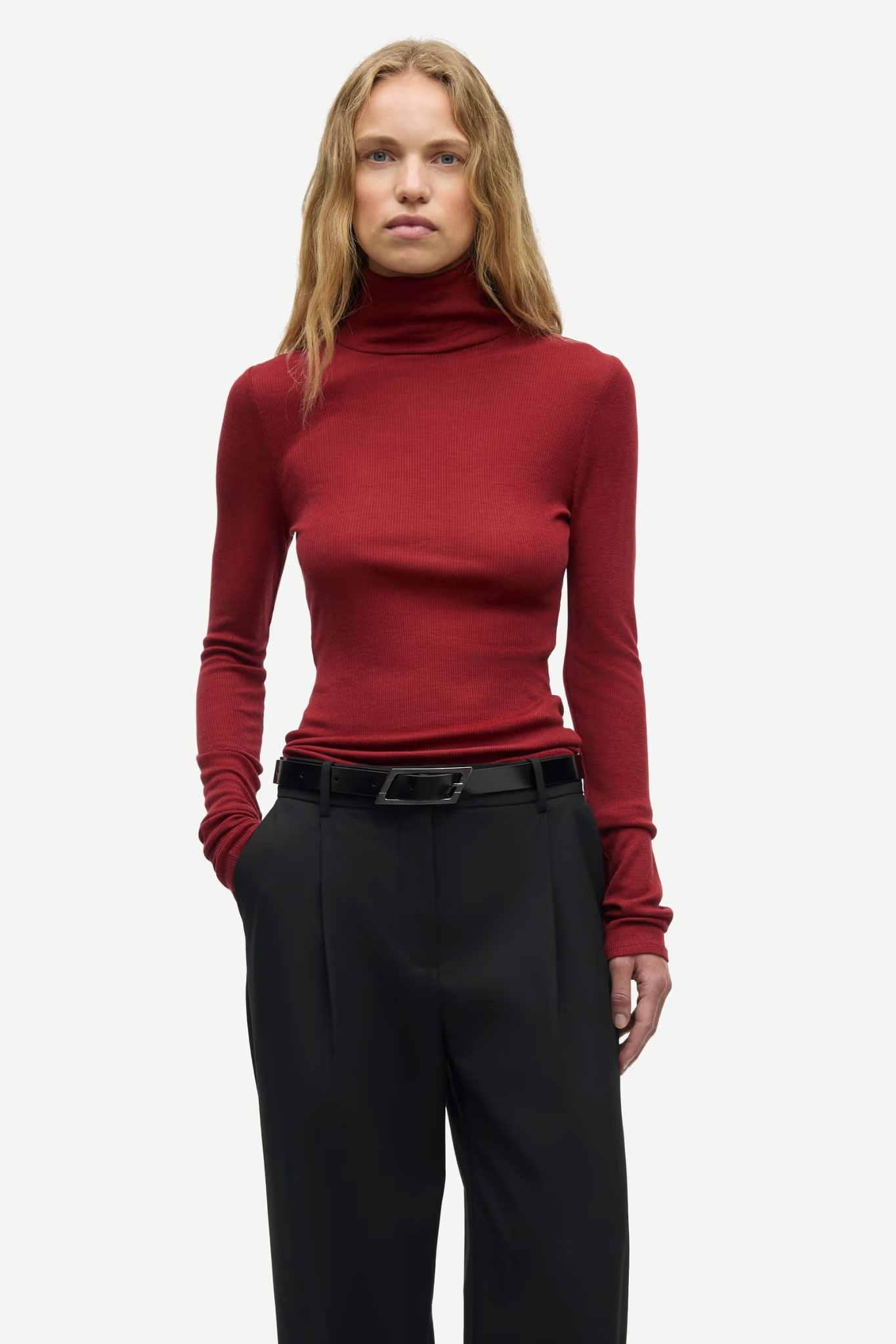 SONNET LS T-NECK - SUN DRIED TOMATO