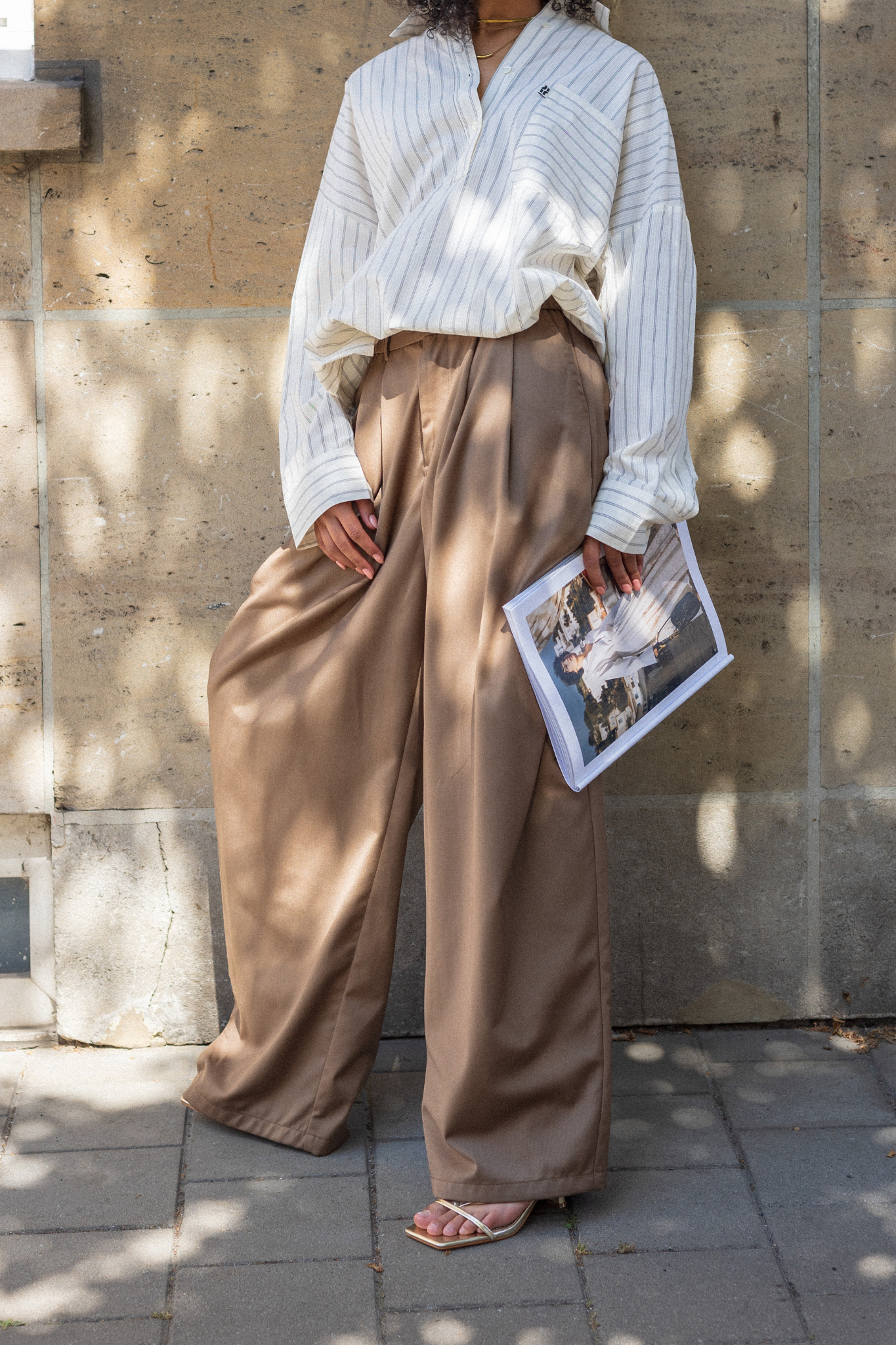 CHAIRA PANTS - BEIGE
