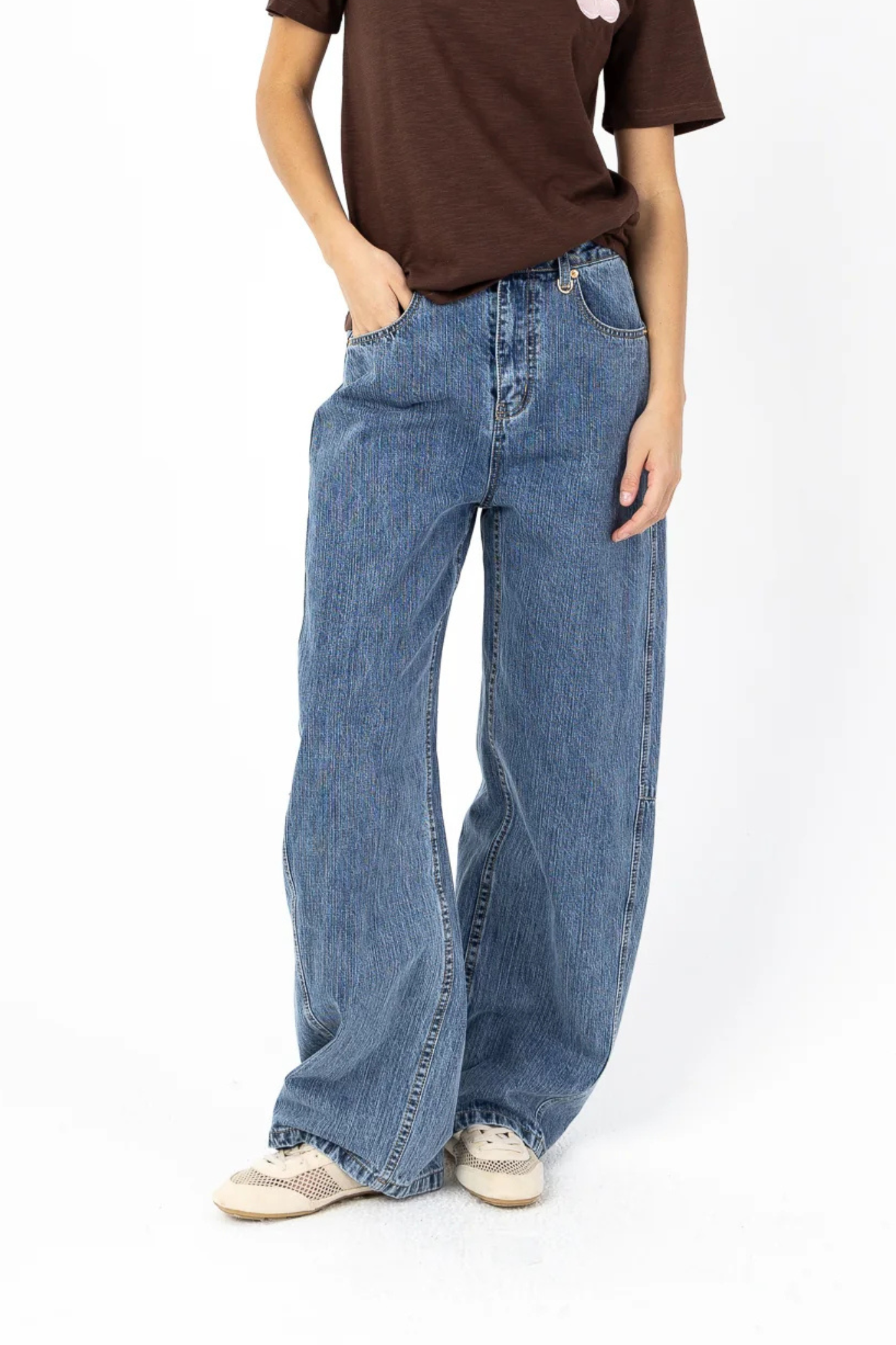 DENIM PANTS ANNA FIT - LIGHT BLUE DENIM