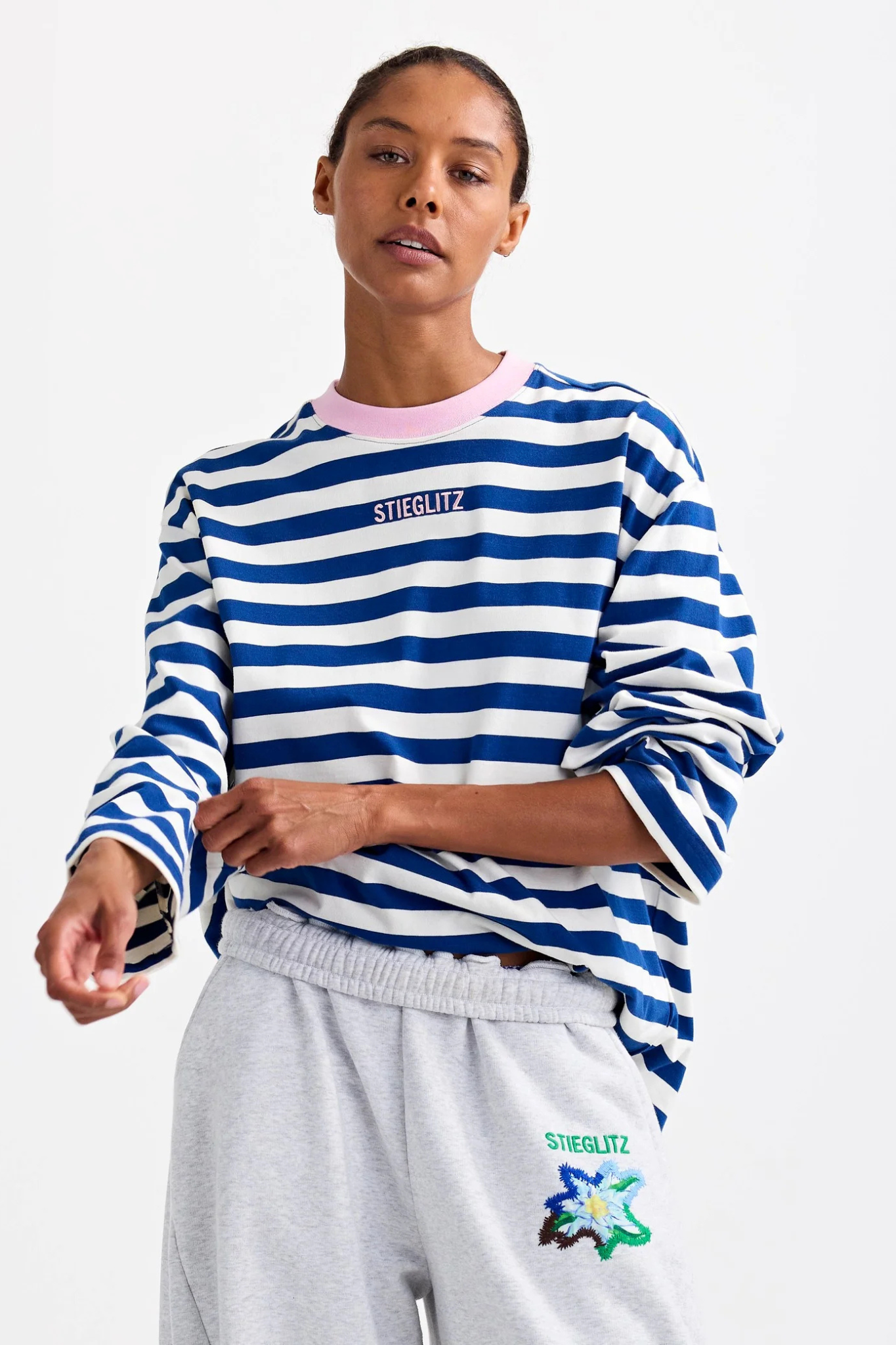 ALBERTA SKATE LONGSLEEVE T-SHIRT - BLUE