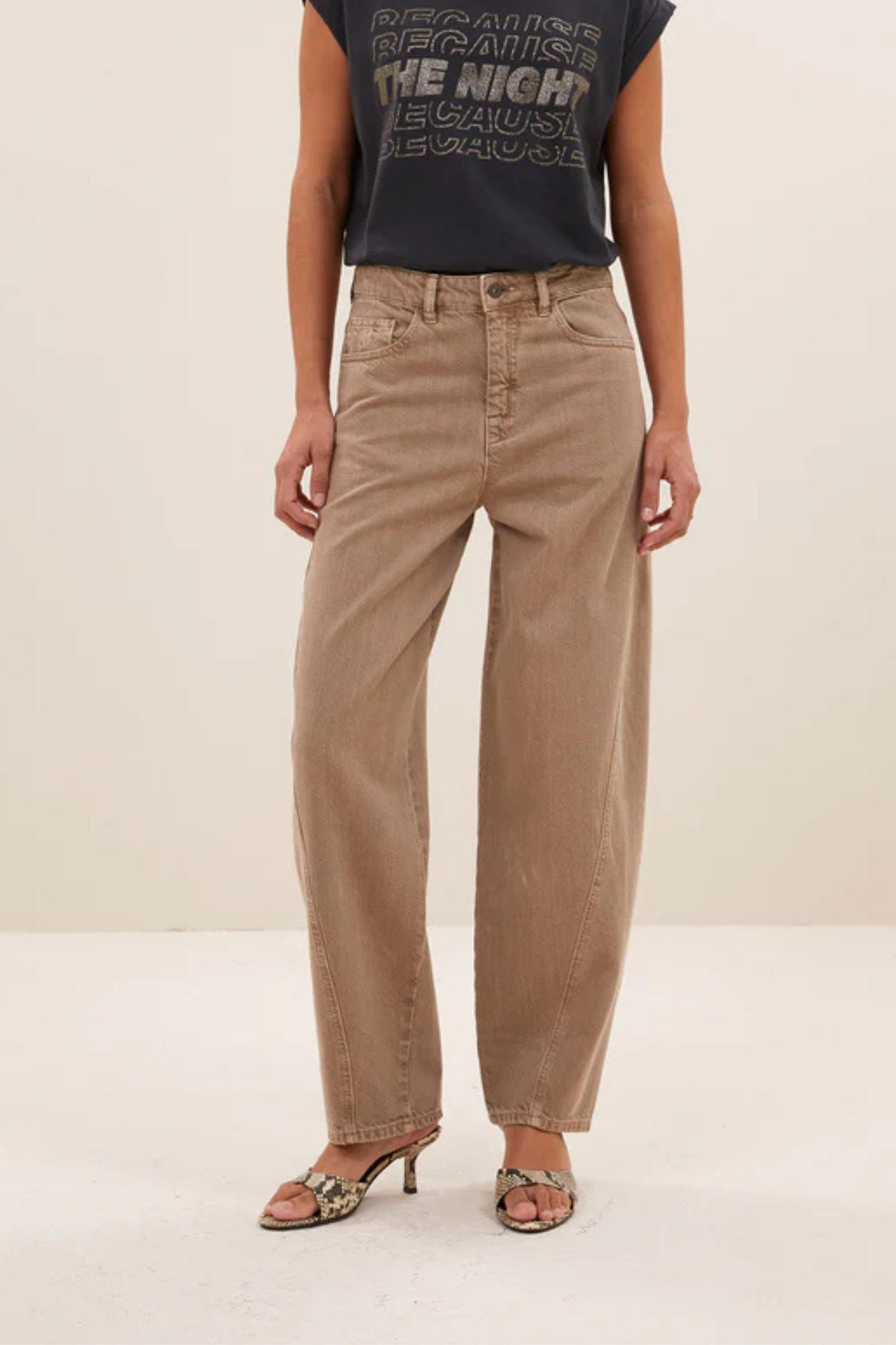 BEGUM SAND PANTS - STONE SAND