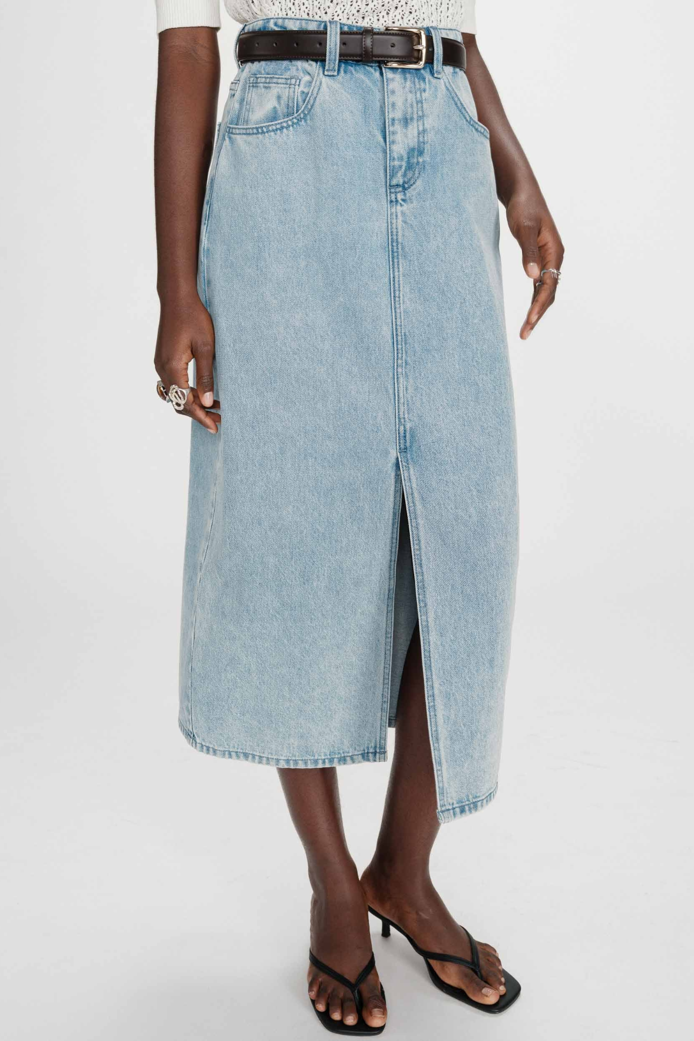 VARENNE SKIRT - SKYBLUE