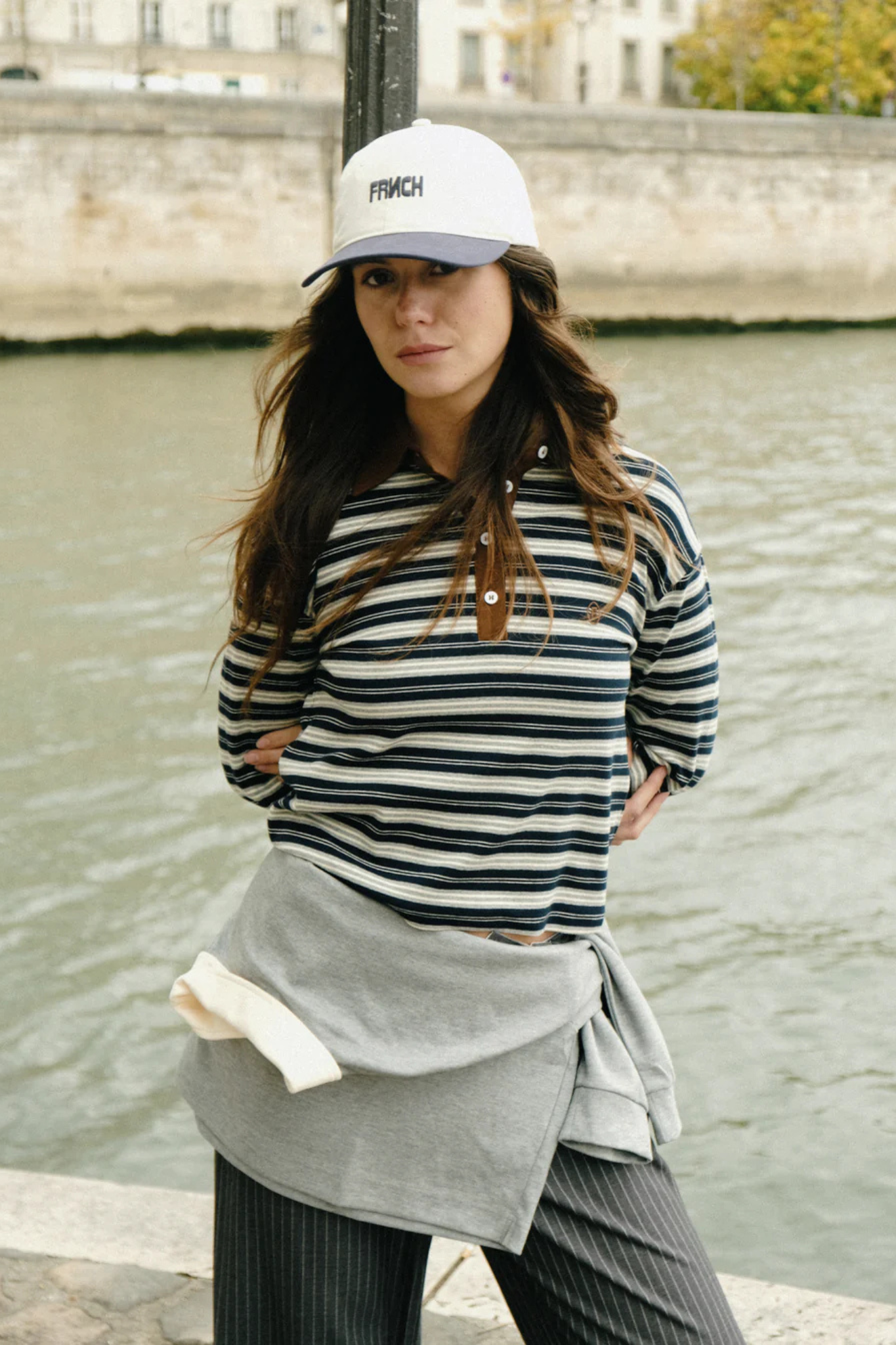 SYBREN POLO - BLEU MARINE