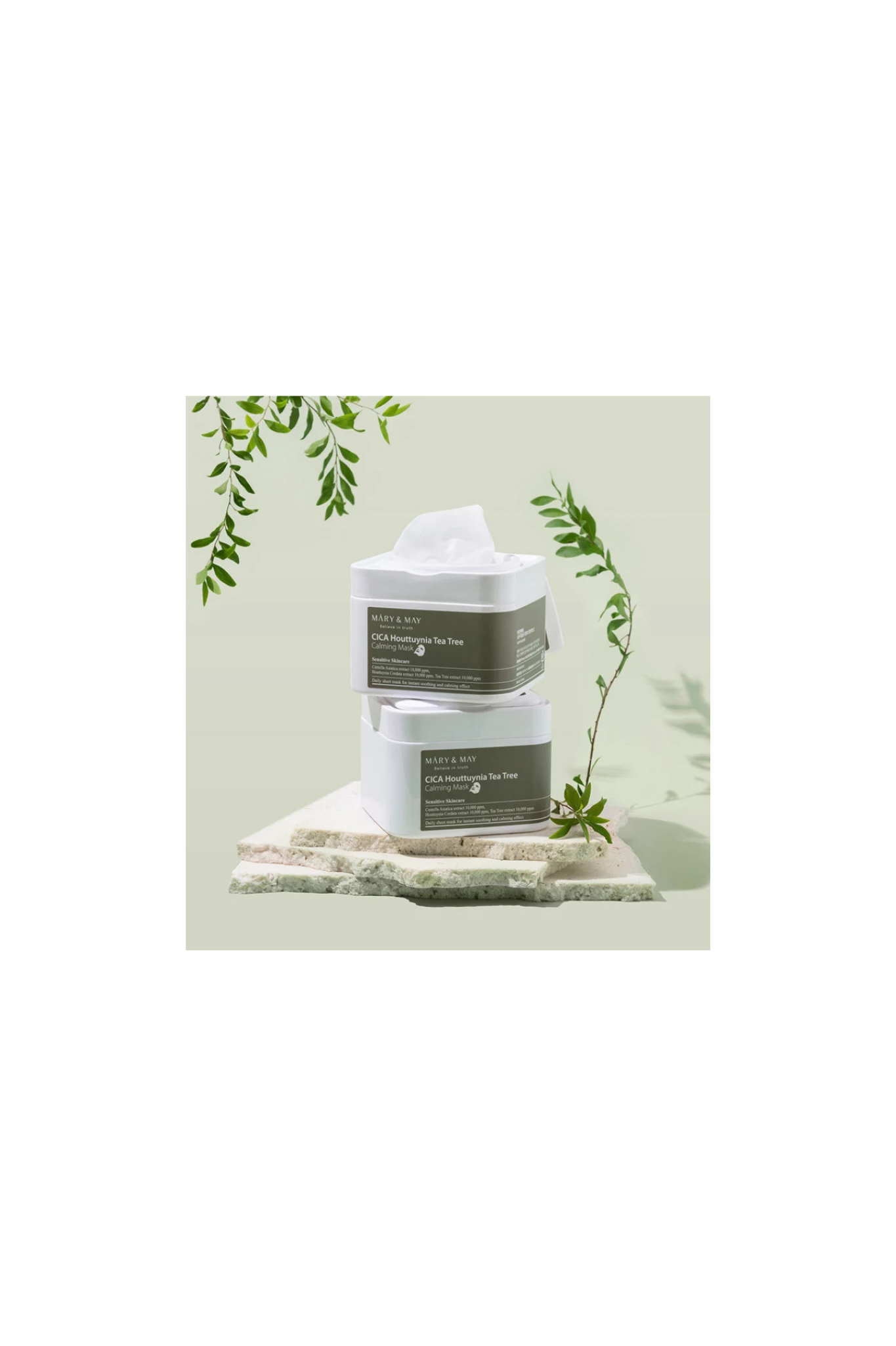 CICA HOUTTUYNIA TEA TREE CALMING MASK (30PCS)