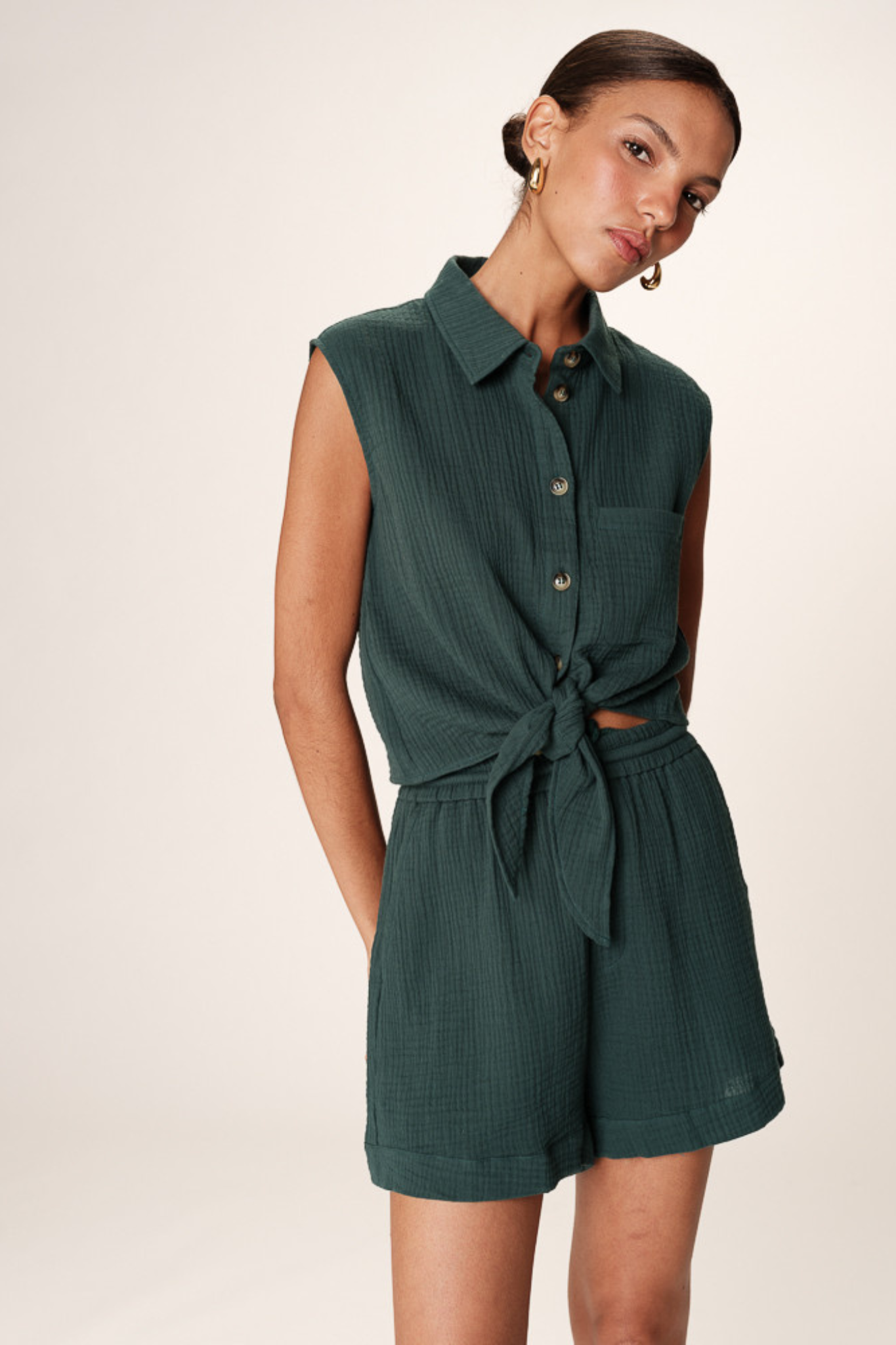 REGLISSE SHIRT - EMERAUDE