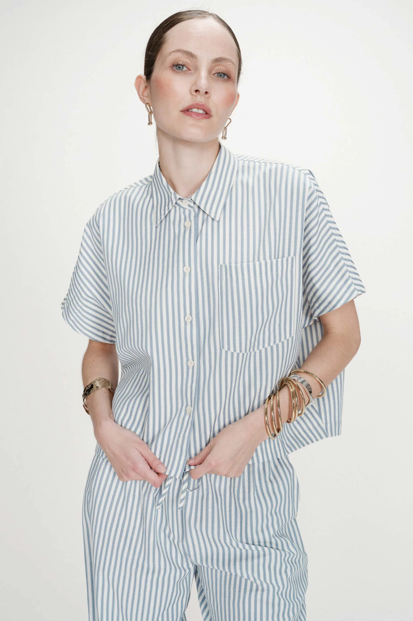 VERCIA SHIRT - BLUEBERRY