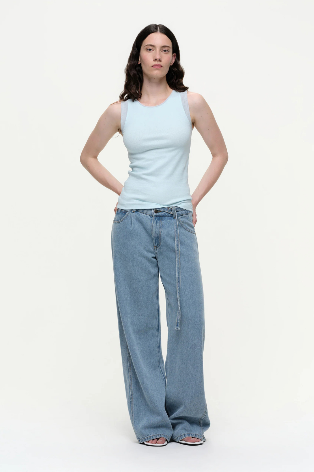 LOTTE TOP - LIGHT BLUE