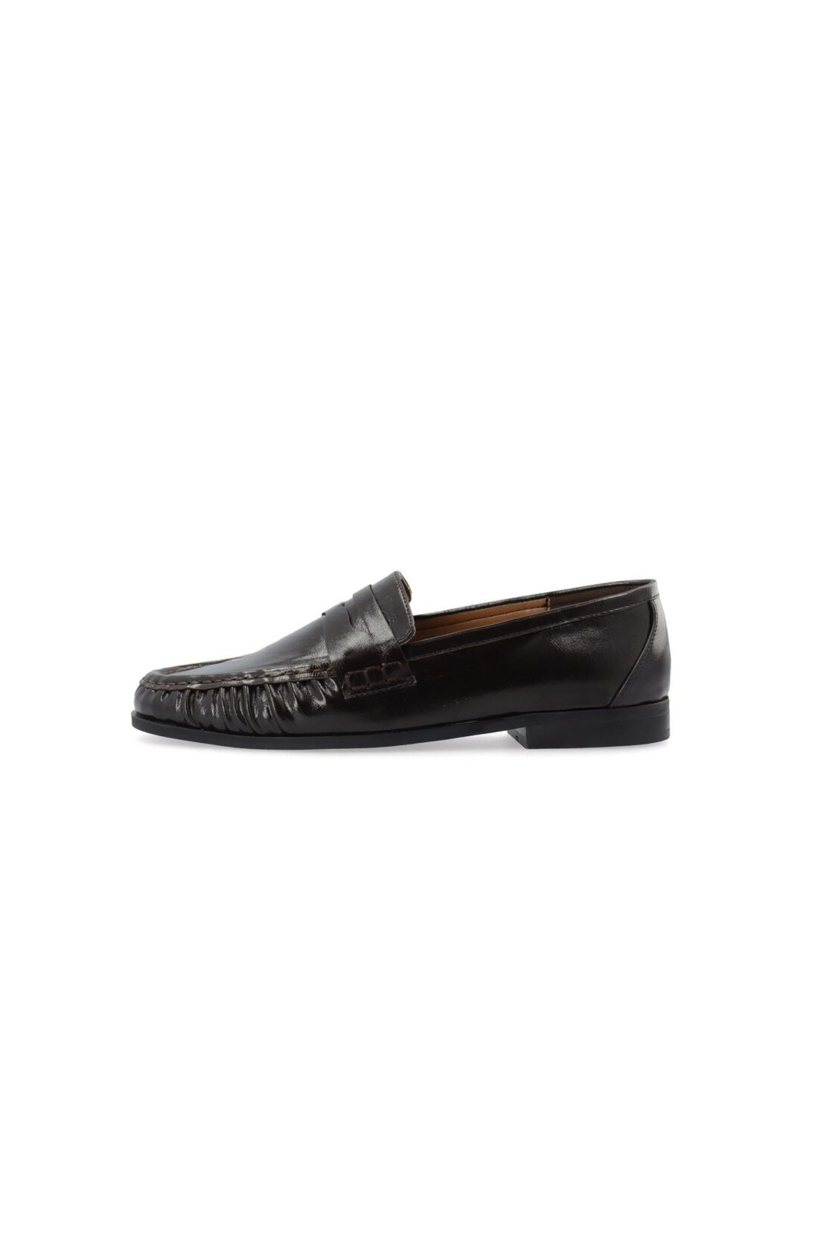 CARMA PENNY LOAFER SHOES - BROWN PRATIA