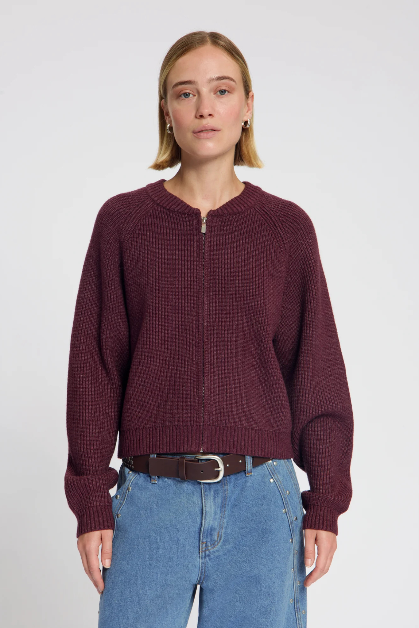 LARA CARDIGAN - BORDAUX