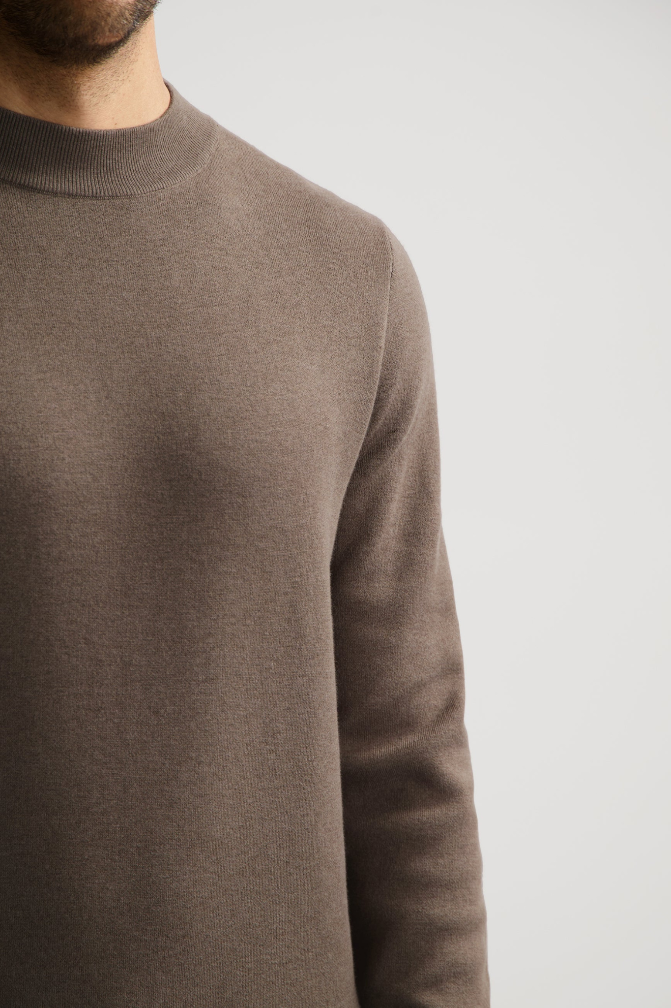ARCHER MOCKNECK KNIT - VINTAGE KHAKI