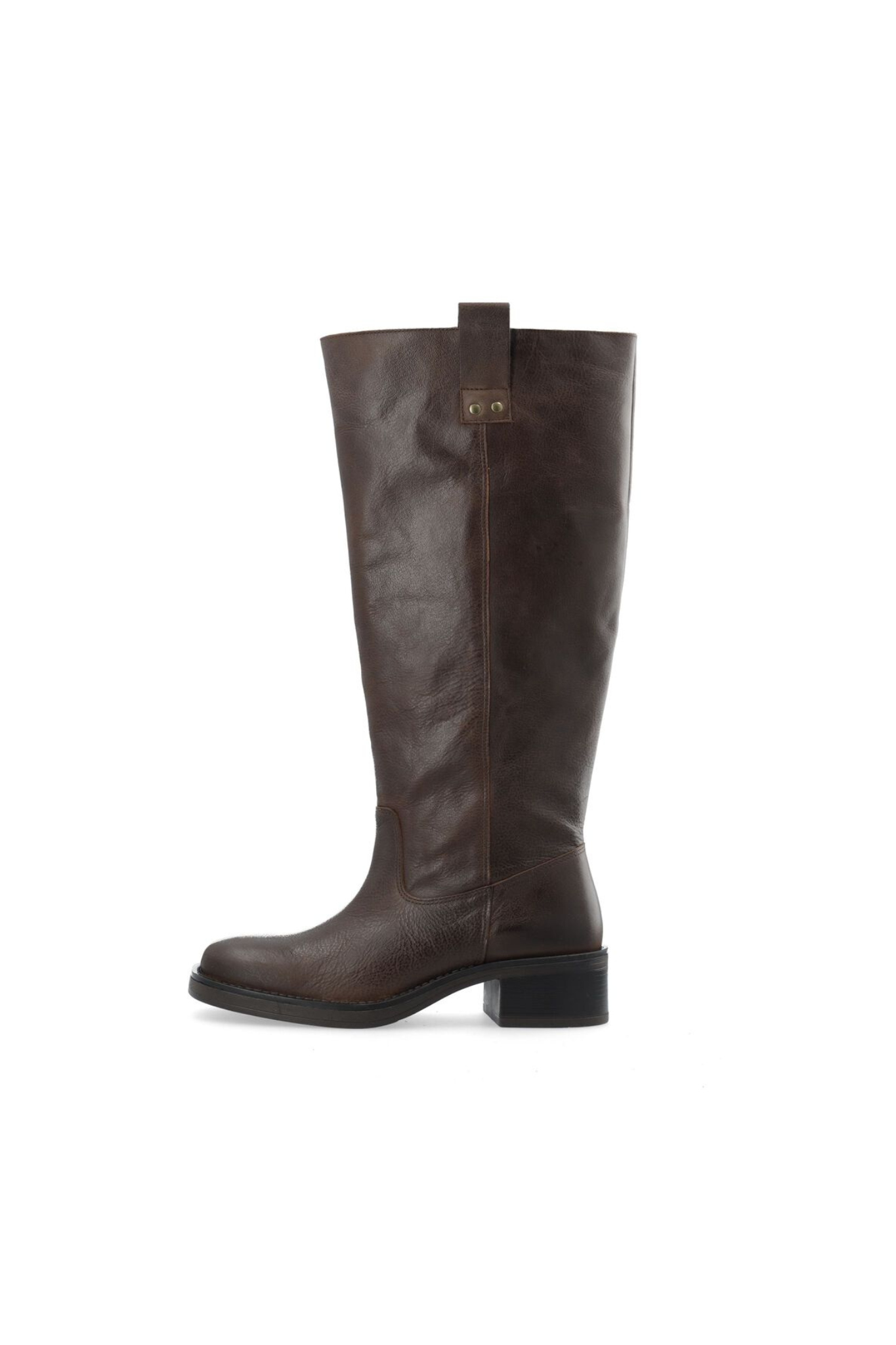 MARY KNEE HIGH PULL BOOT - BROWN