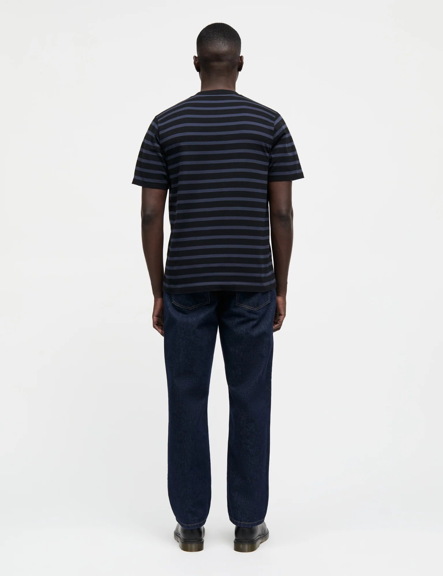 STRIPE FRODE T-SHIRT - PARISIAN NIGHT/BLACK