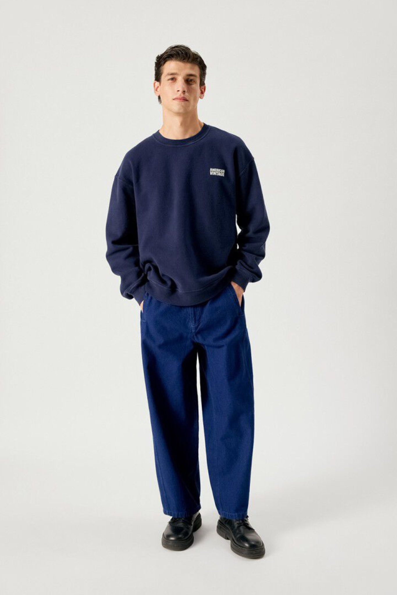 PLIZZY SWEATER - VINTAGE NAVY