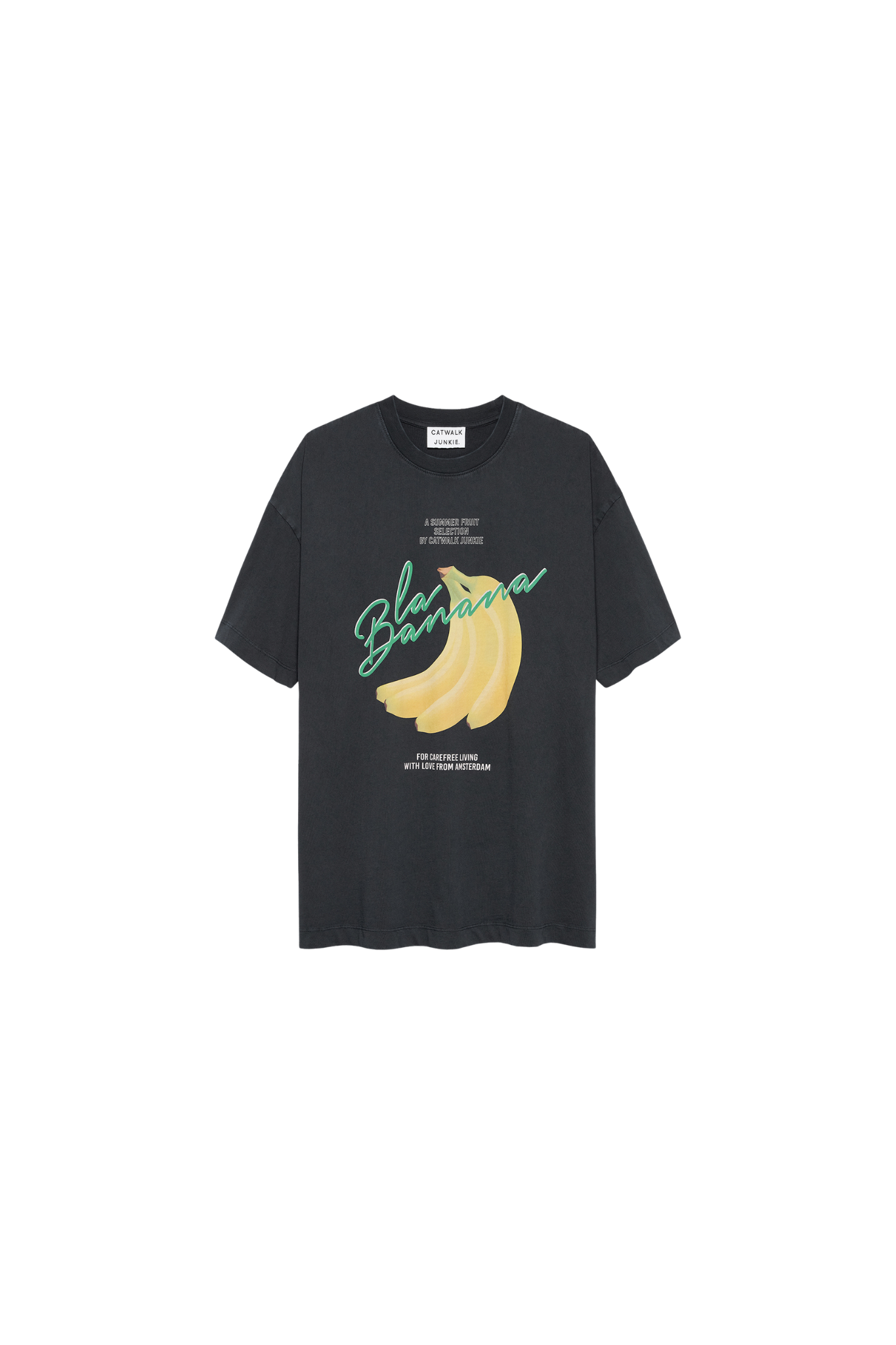 OVERSIZED GRAPHIC T-SHIRT - DARK GREY