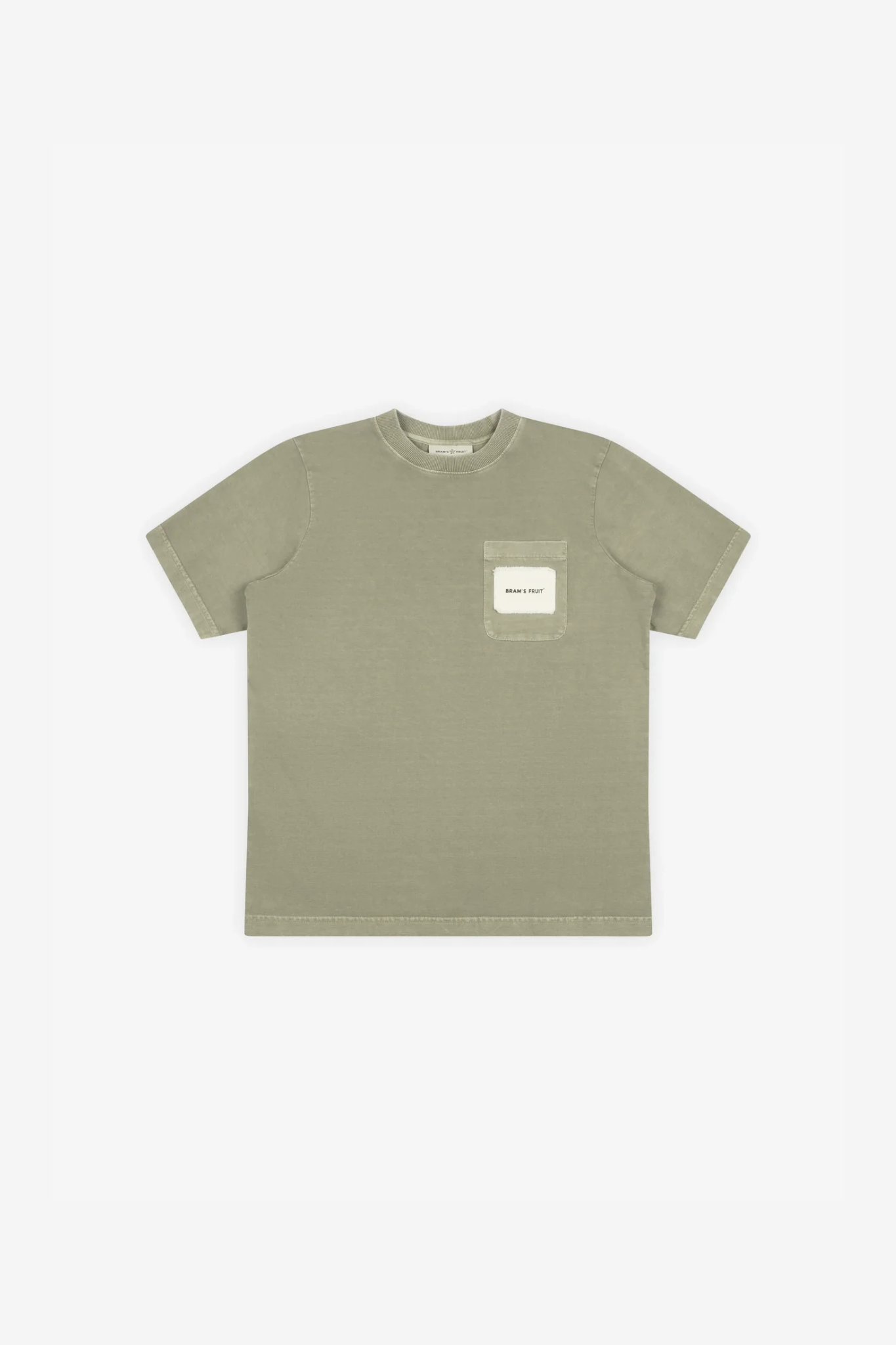 CHEST POCKET T-SHIRT - OLIVE GREEN