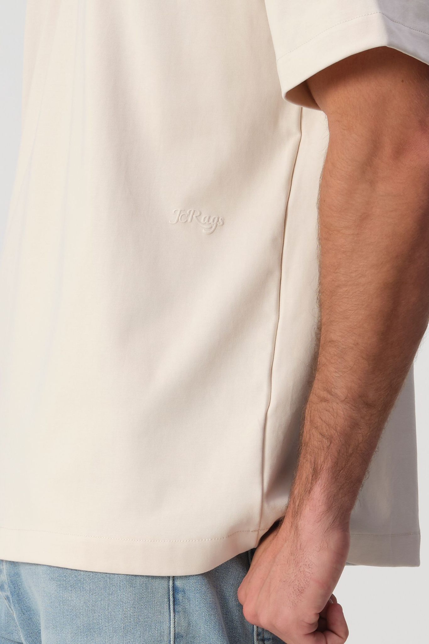 RUBEN T-SHIRT - CRYSTAL GREY BEIGE