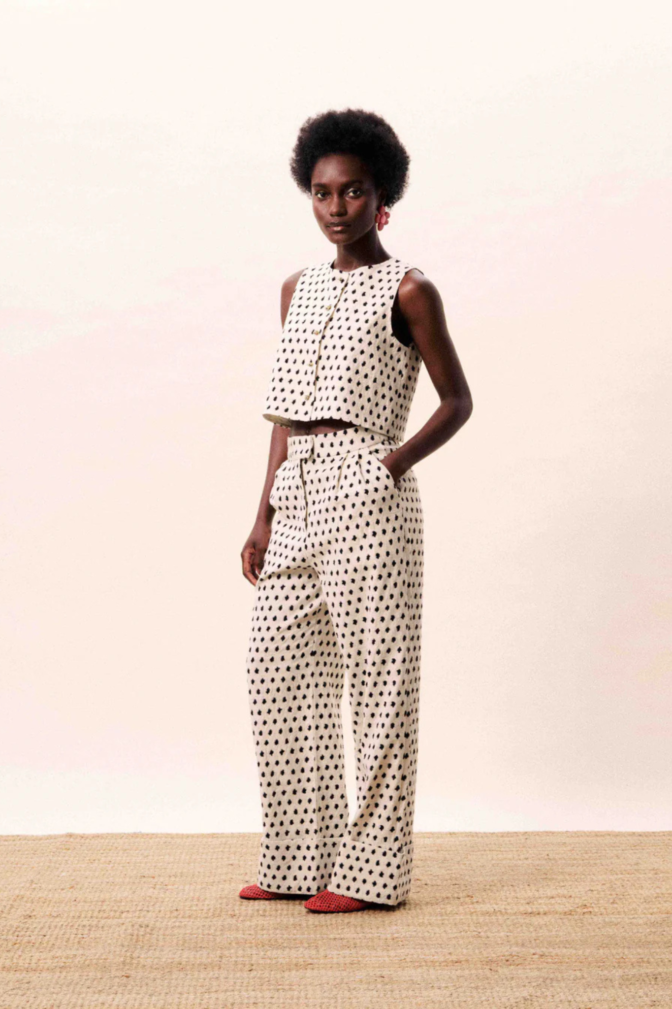 ISOLDE PANTS - CREME