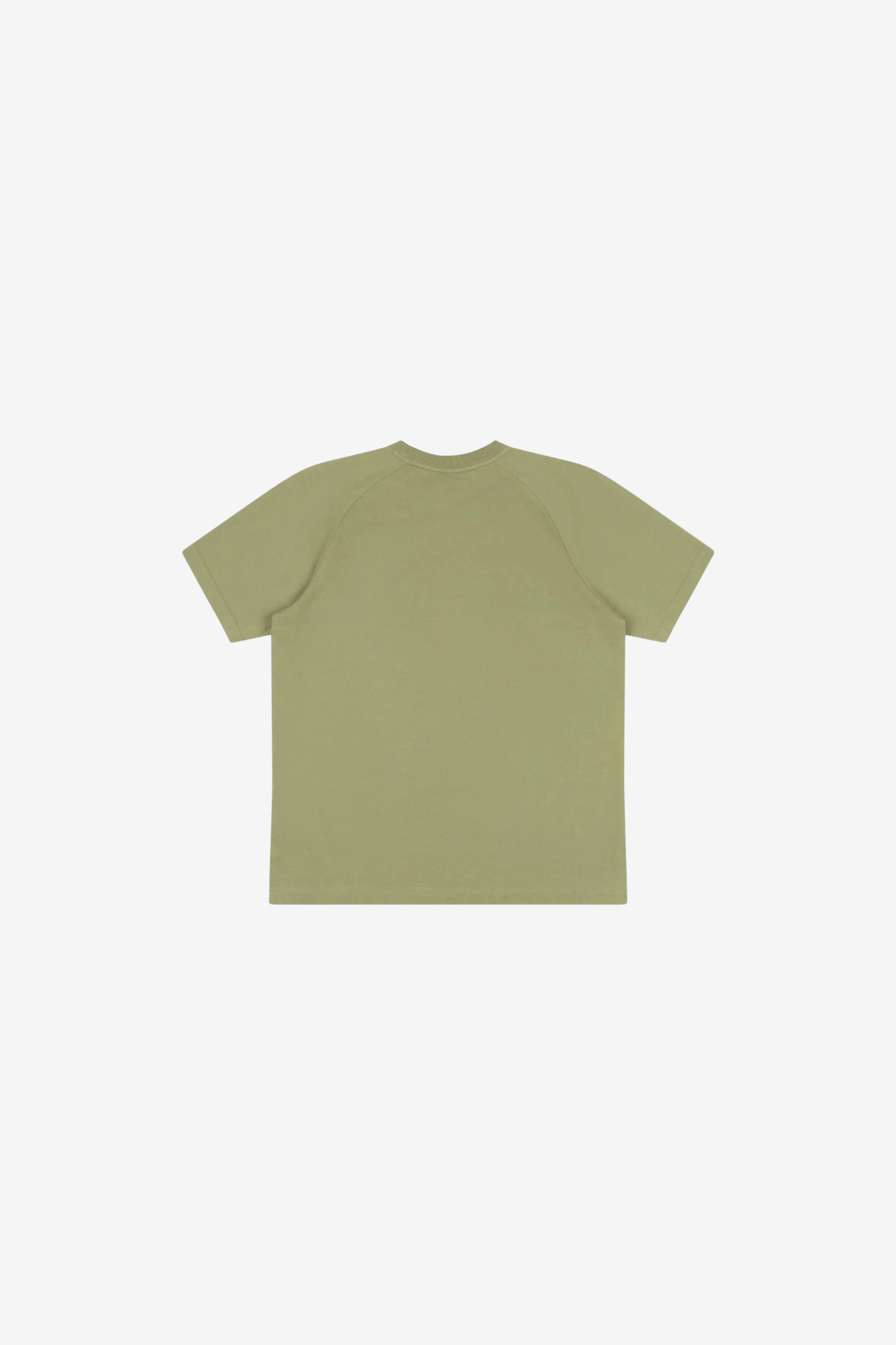 FUCK OFF RAGLAN T-SHIRT - OLIVE GREEN