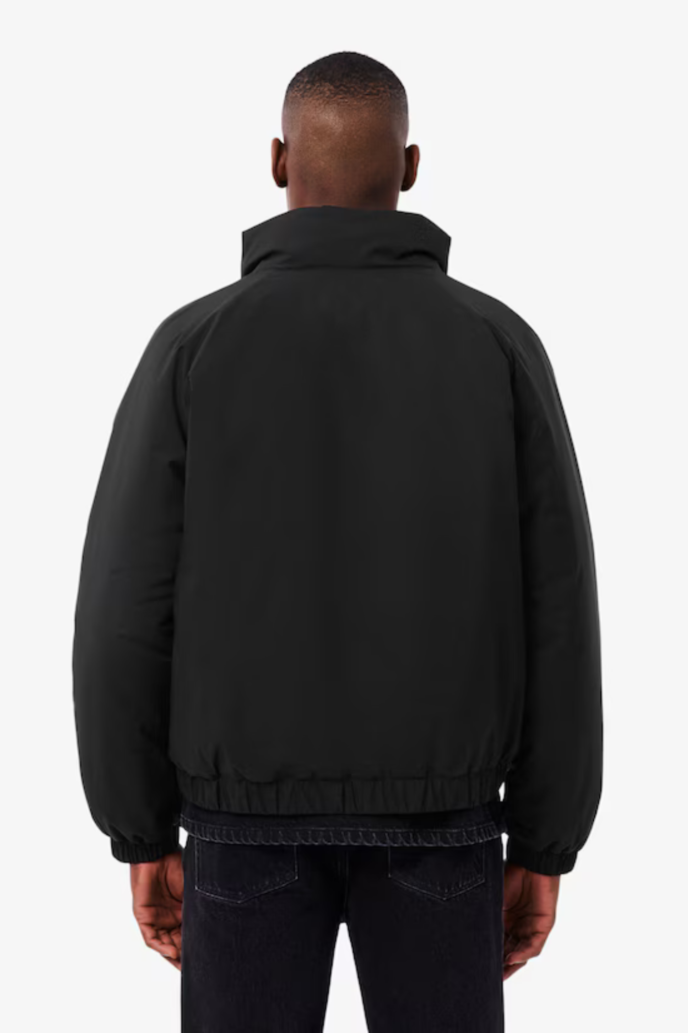 WATER-REPELLENT PADDED JACKET - BLACK