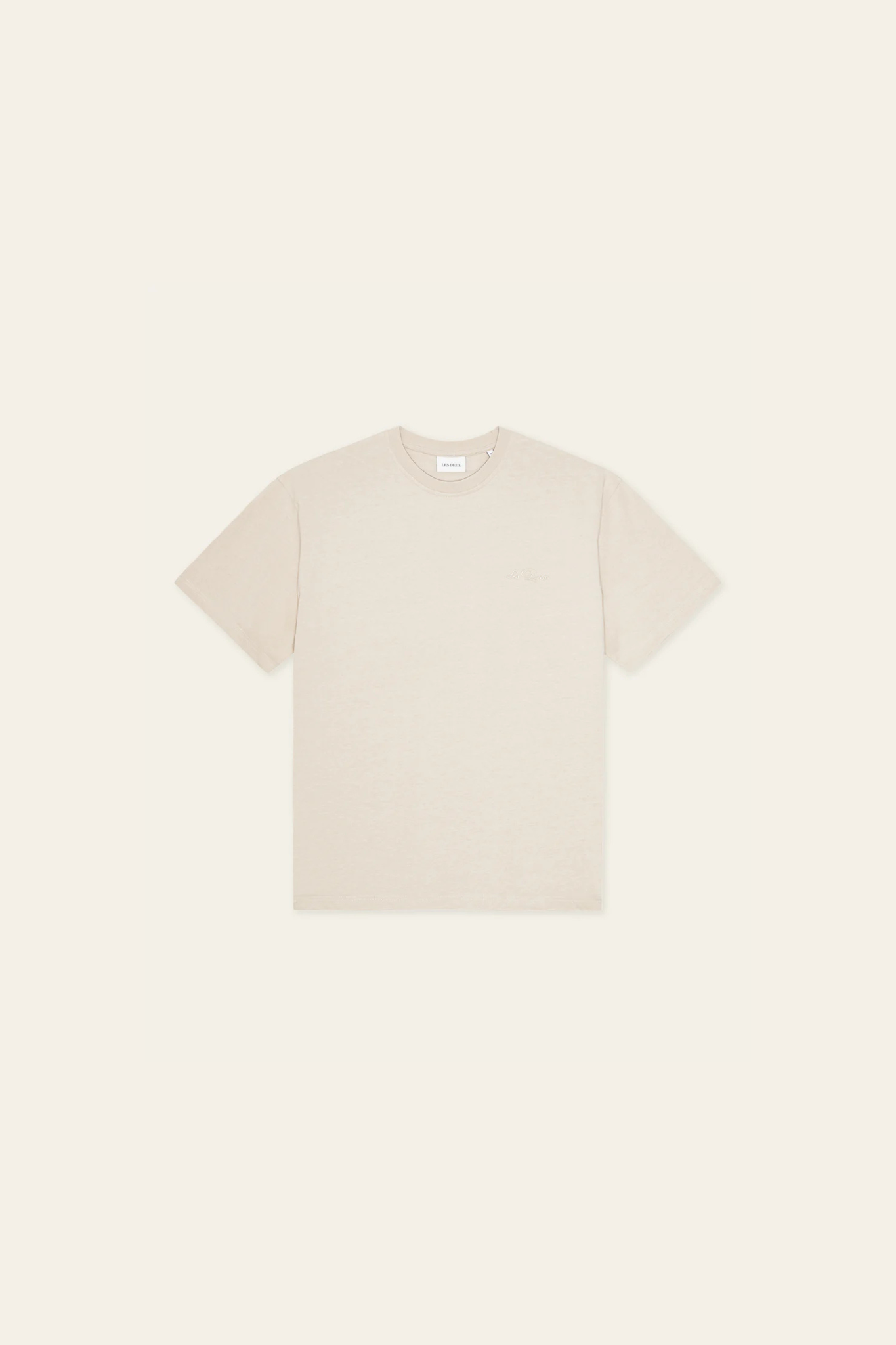 CREW T-SHIRT - LIGHT SAND