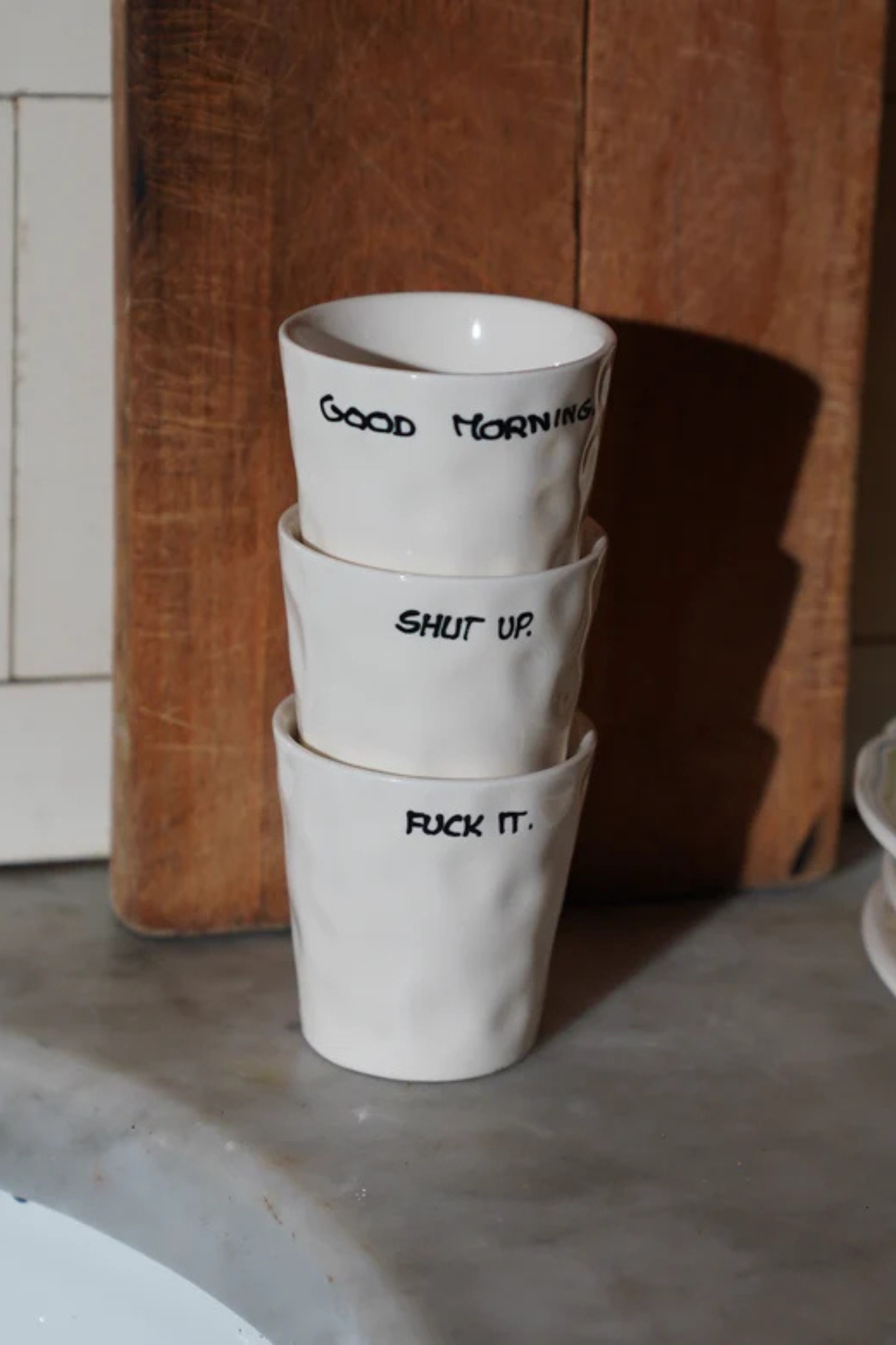 GOOD MORNING COFFEE CUP