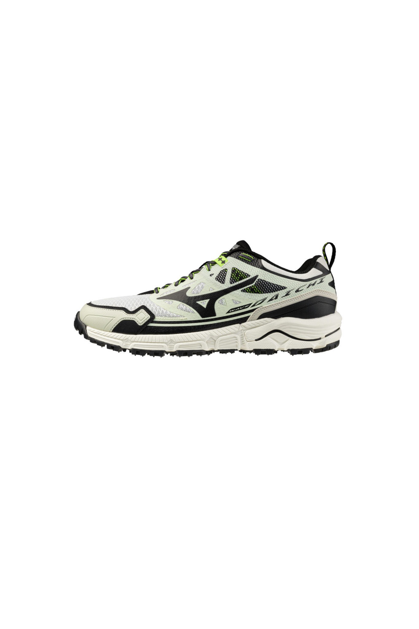 WAVE DAICHI LS MEN SNEAKERS - WHITE/ BLACK/ DAIQUIRI GREEN