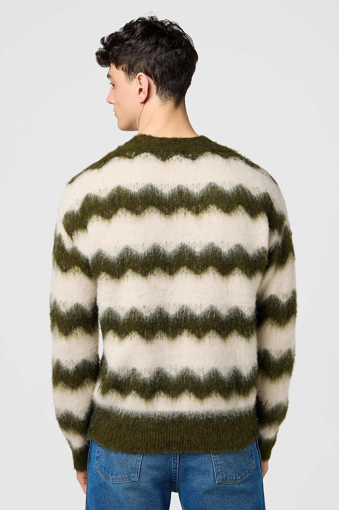 STRIPED SWEATER - IVY GREEN
