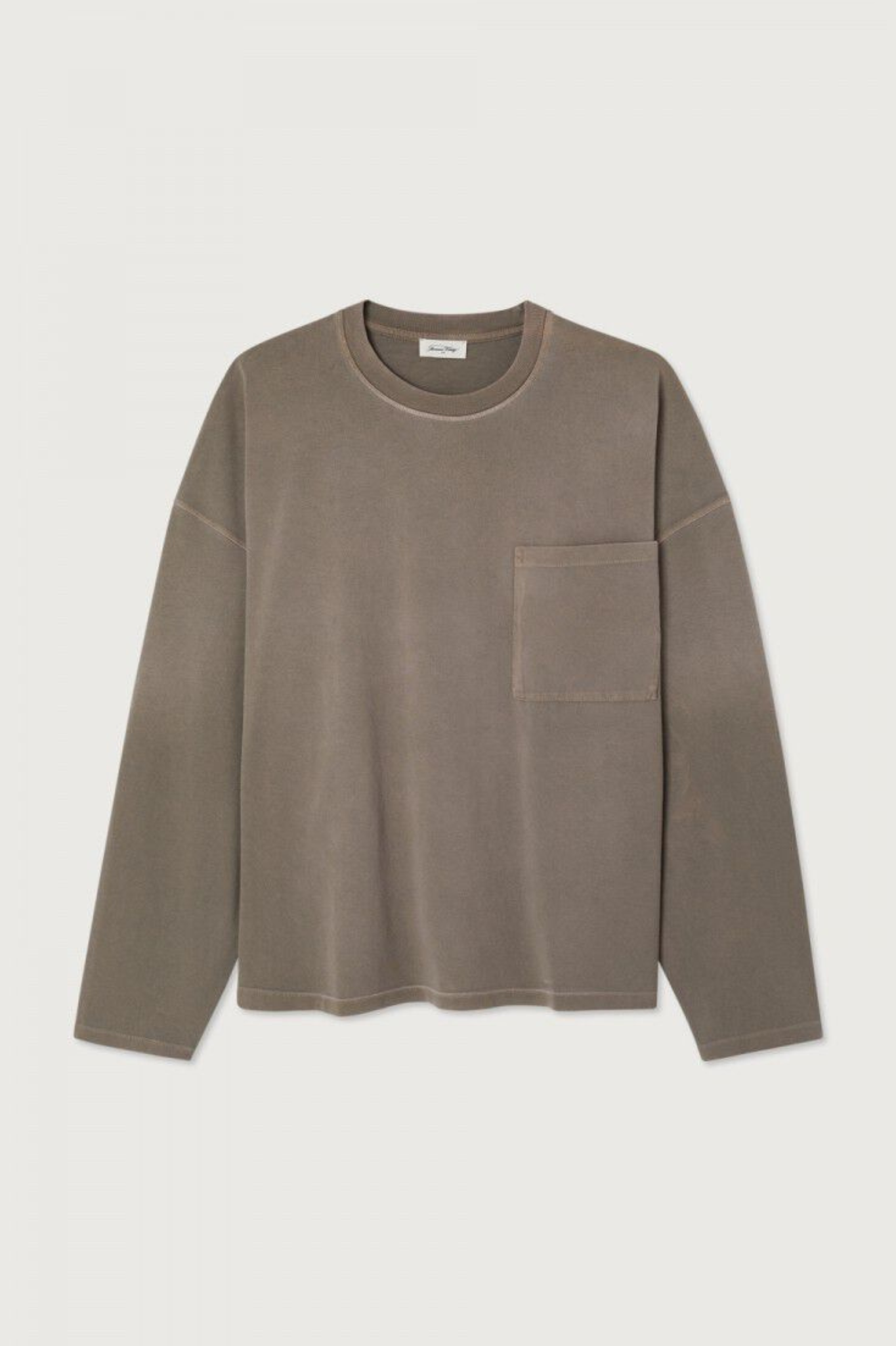 AFOMA T-SHIRT LONGSLEEVES MEN - GRISOU SPRAY VINTAGE