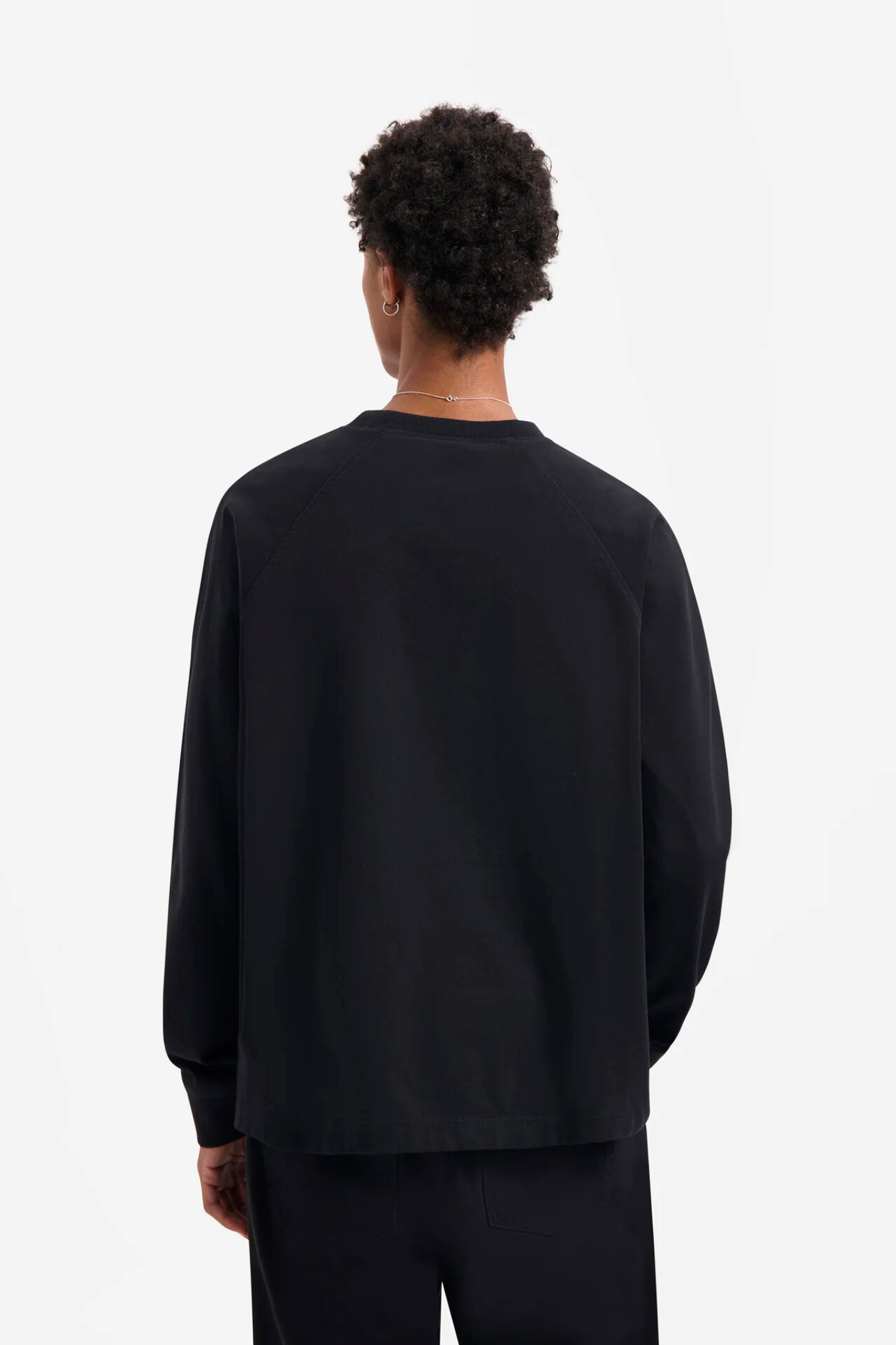 SIGNATURE LS TEE - BLACK