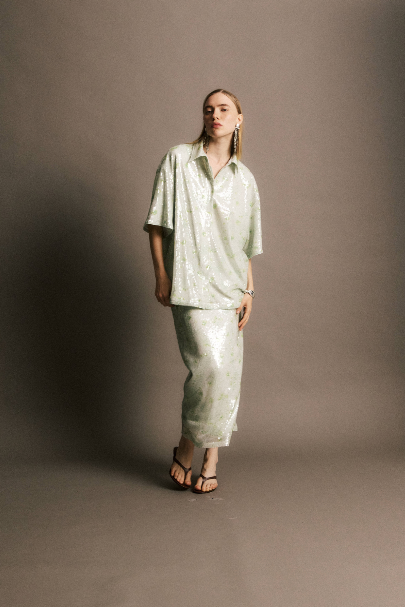 SWAN SKIRT - GREEN