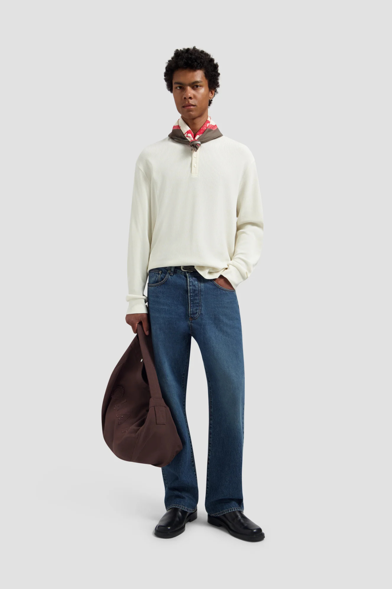 REGULAR DENIM PANT - MID BLUE