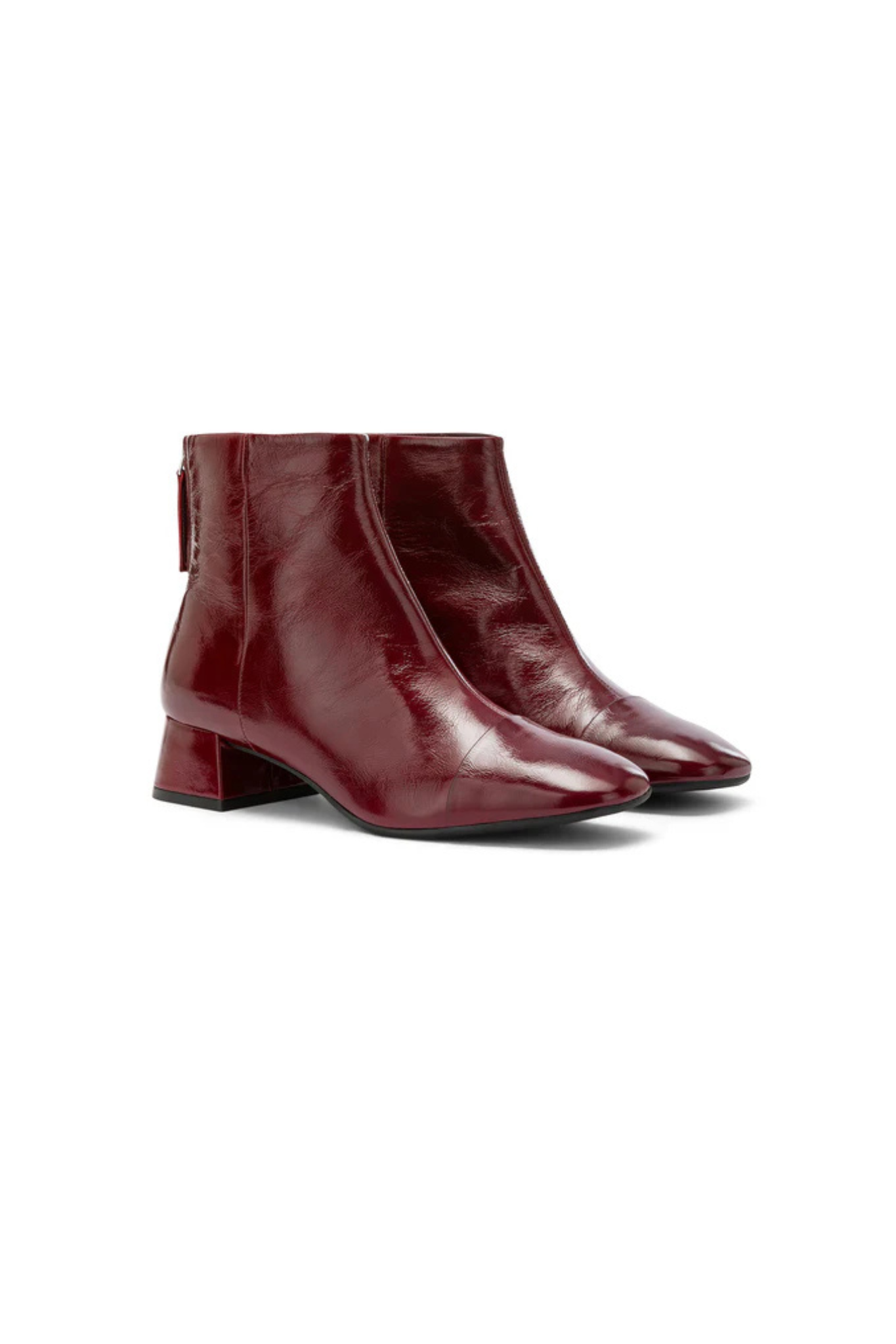 ROSE BACK VENICE BOOTS - BURGUNDY