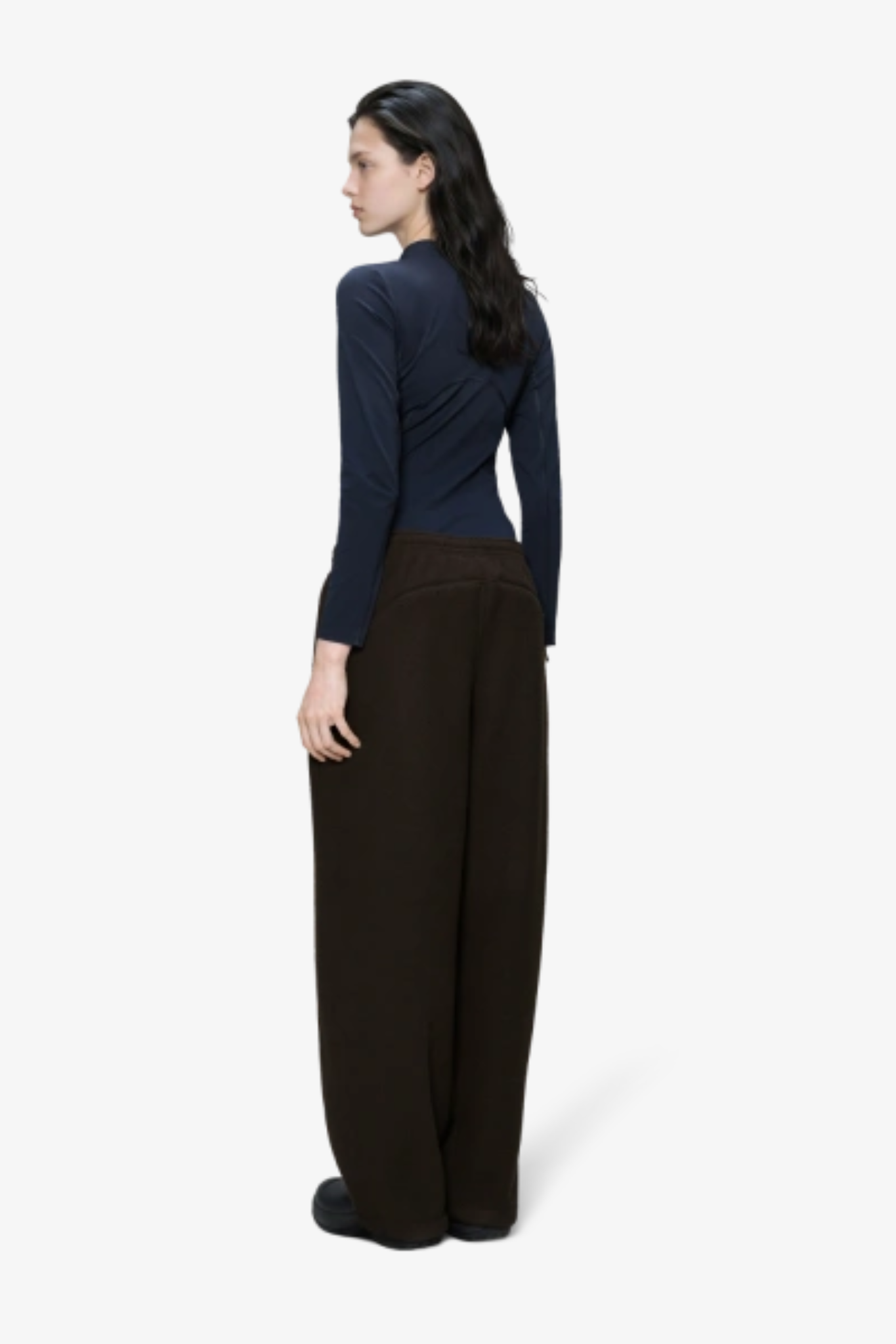 FLEECE PANTS - BARK