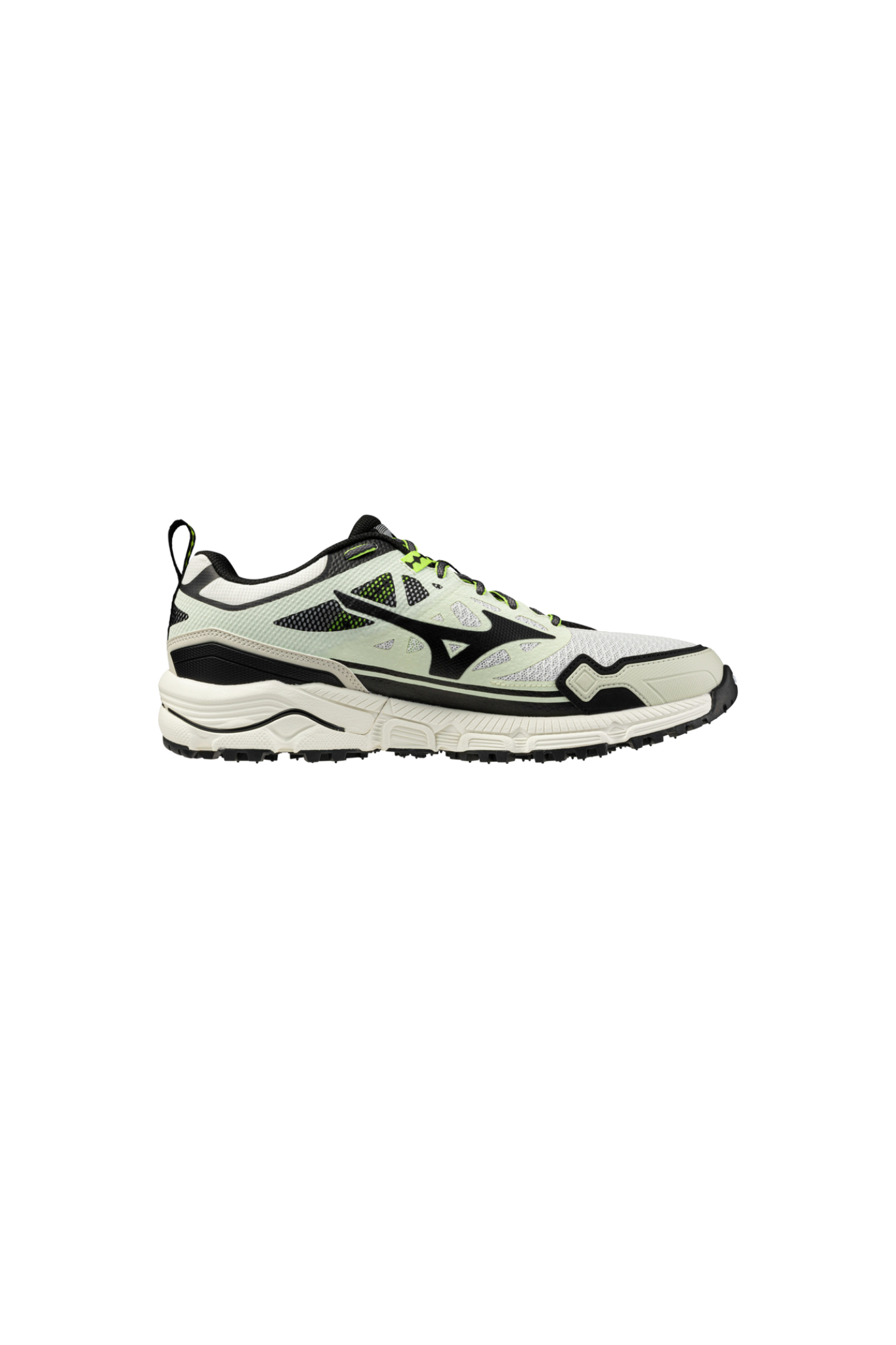 WAVE DAICHI LS MEN SNEAKERS - WHITE/ BLACK/ DAIQUIRI GREEN