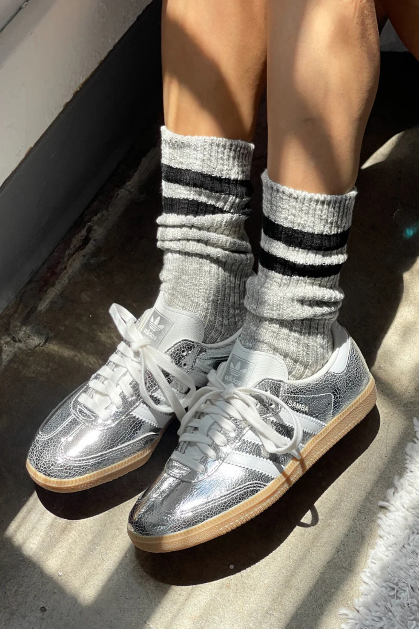 COTTAGE SOCKS - HT GREY