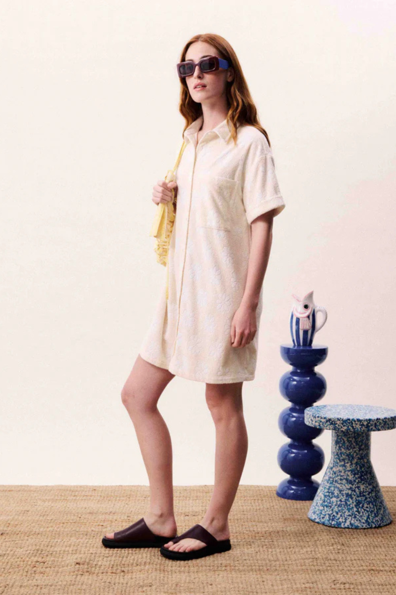 AQUINEA DRESS - CREME