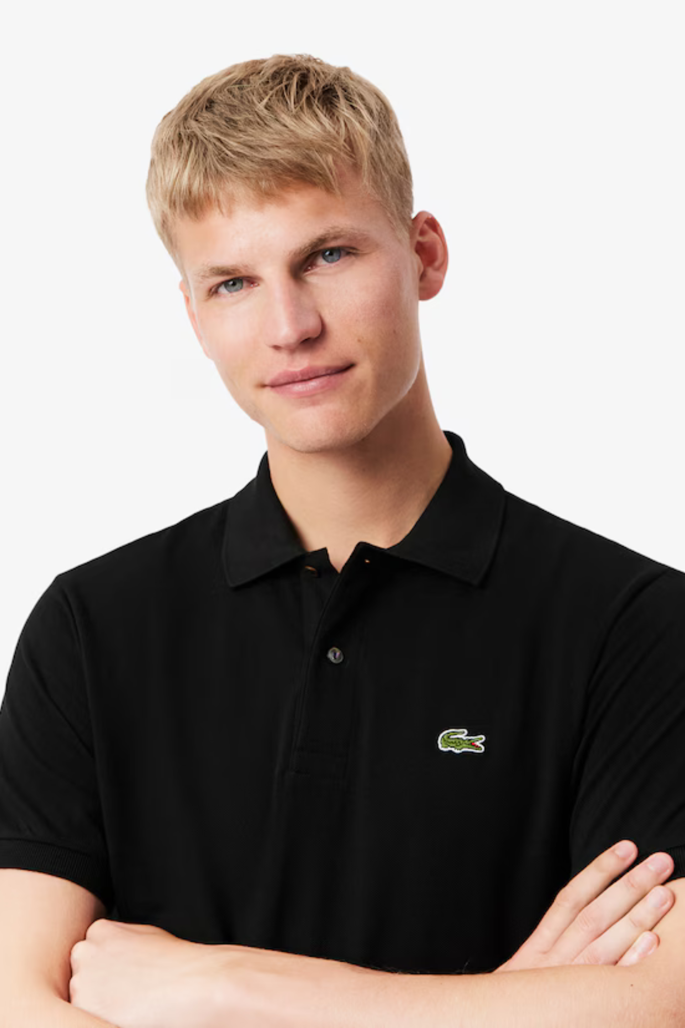 L1212 S/S BEST POLO SHIRT - BLACK