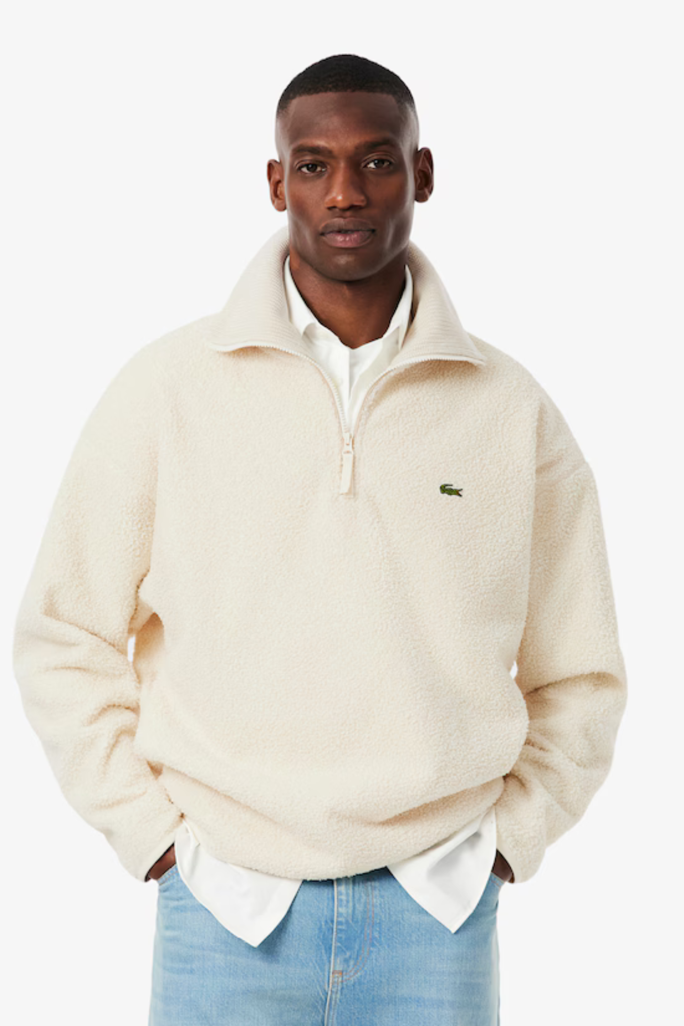 POLAR FLEECE WITH HIGH ZIP NECK SWEATSHIRT - LAPLAND